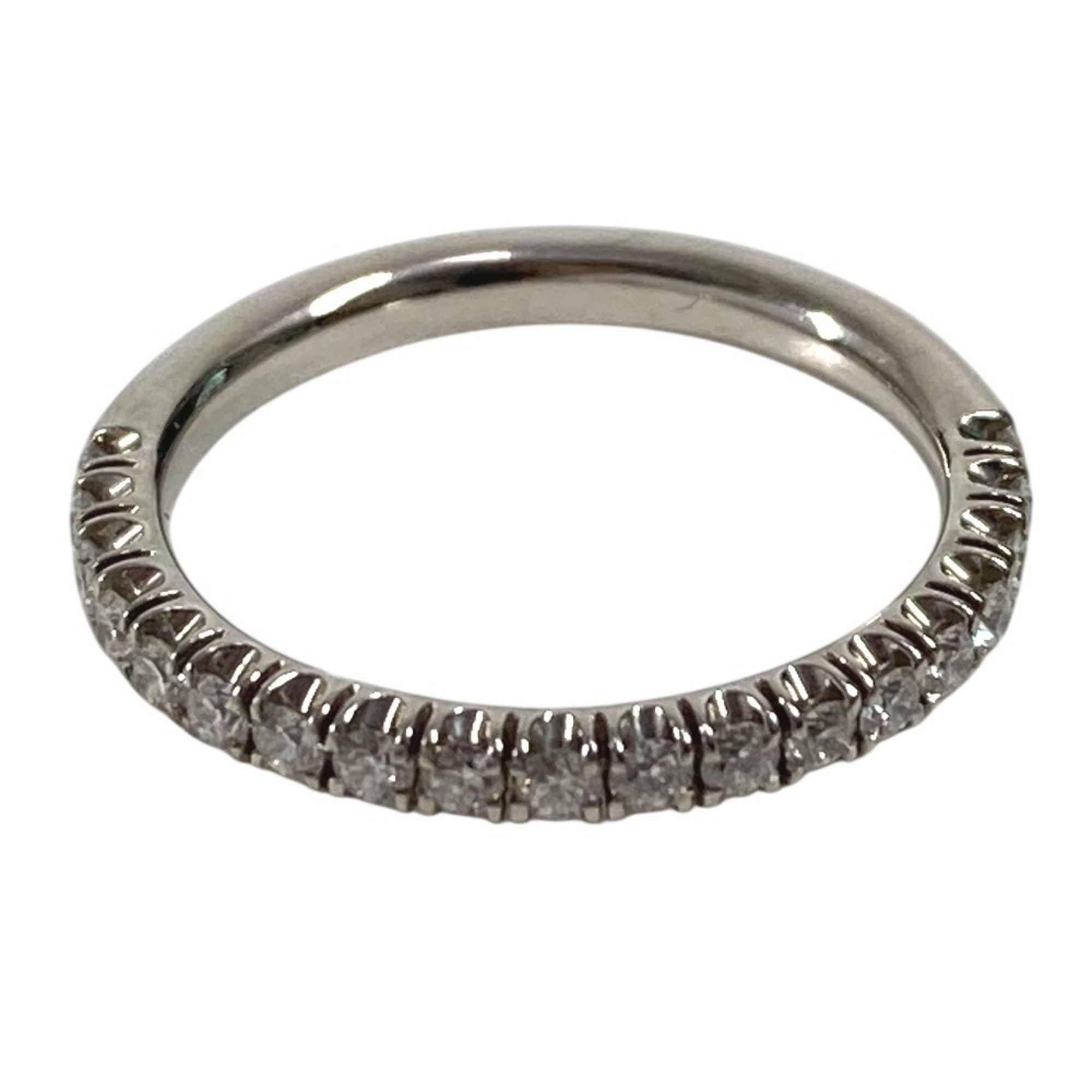 CARTIER Etincel de Cartier Diamond and Half Platinum Wedding Ring, Accessory, Jewelry, Women's, Silv
