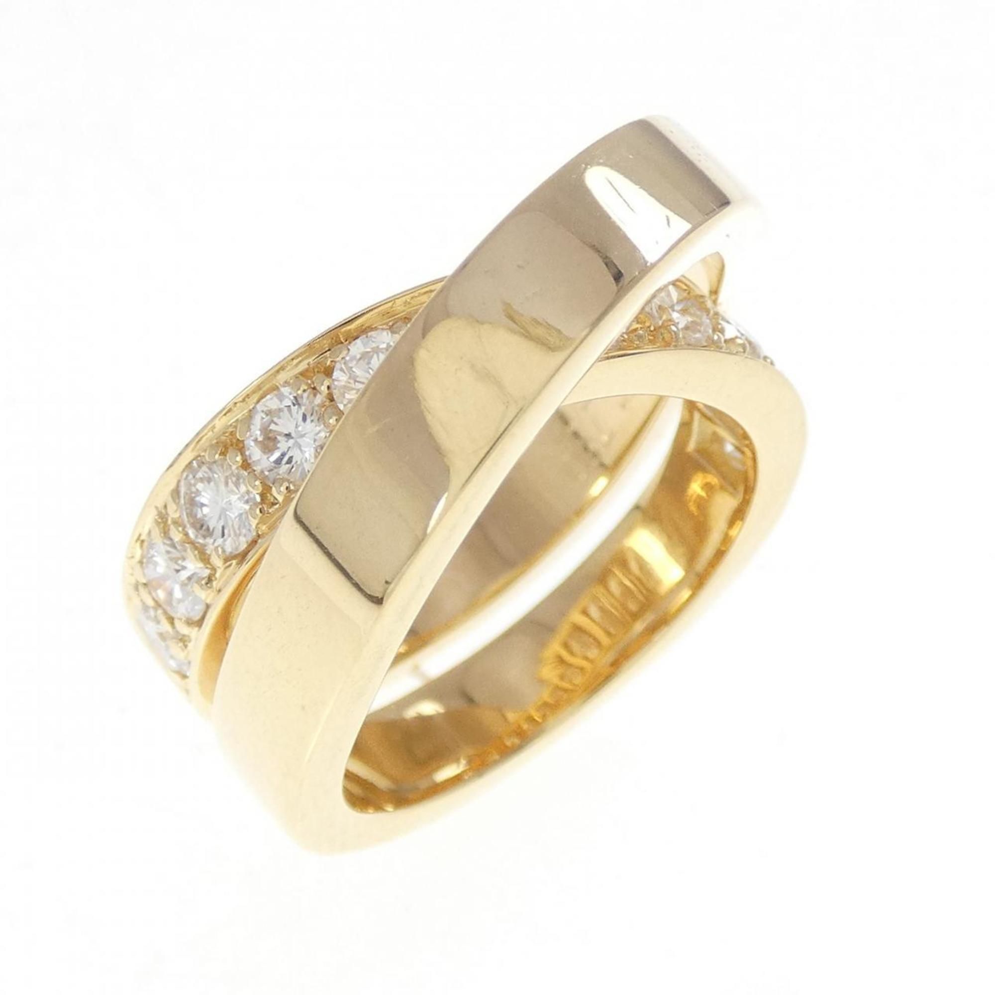 Cartier Paris Half Diamond Ring