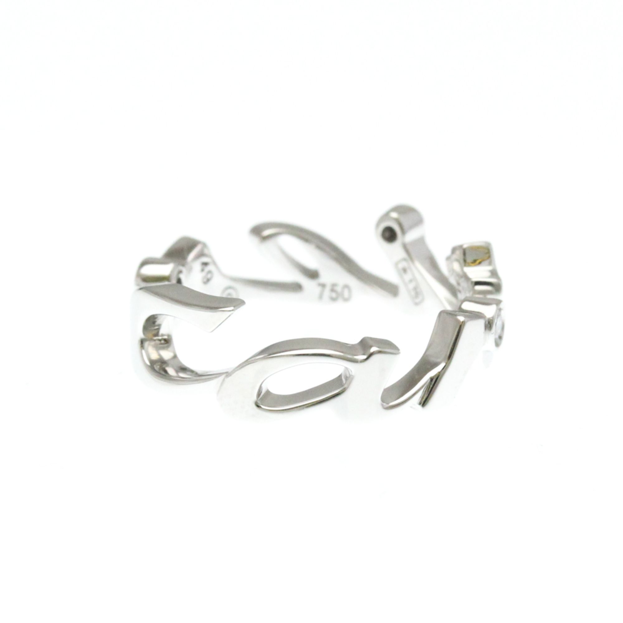 Cartier Signature Ring Diamond White Gold (18K) Fashion Diamond Band Ring Silver