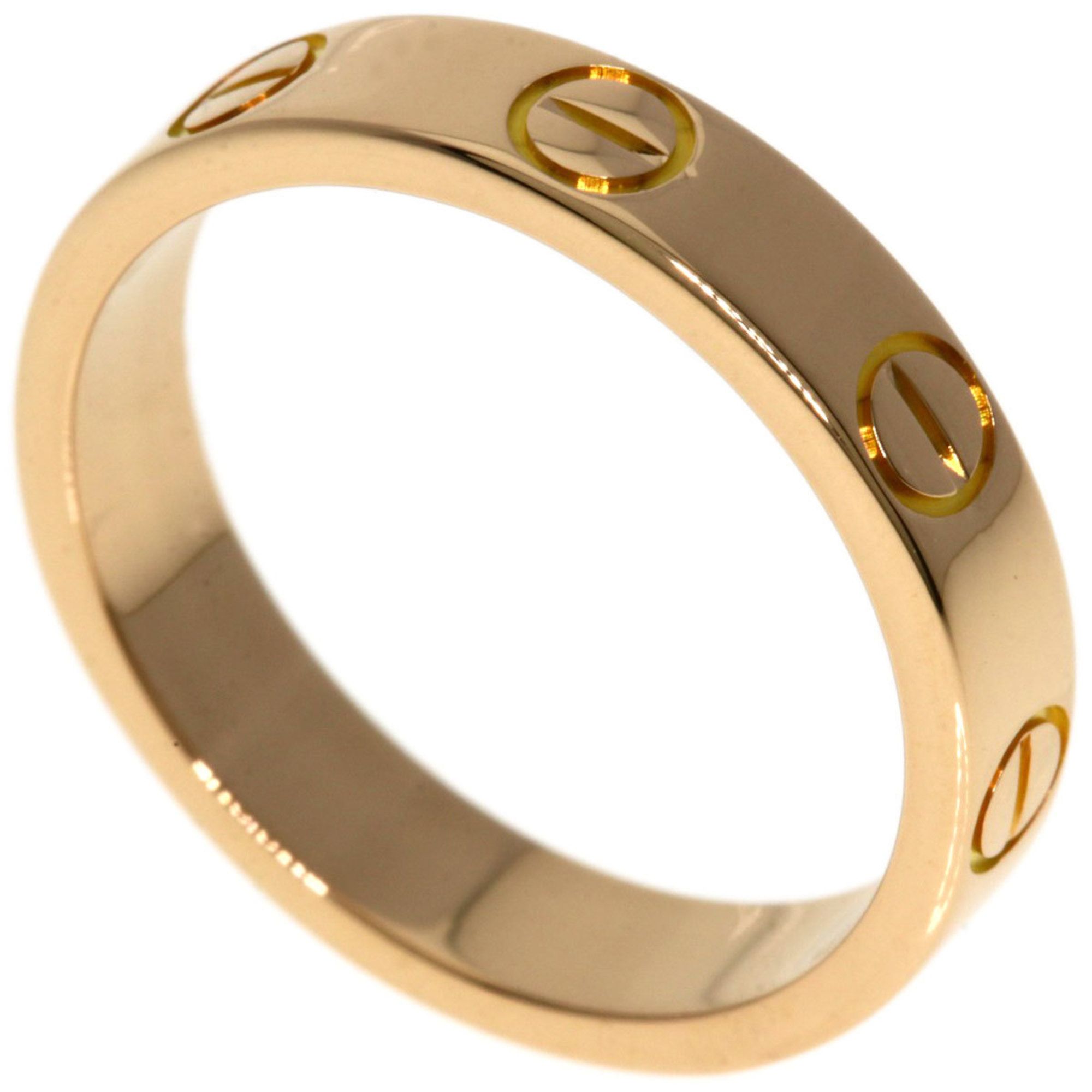 Cartier Mini Love Ring #48 Ring, 18K Pink Gold, Women's, CARTIER