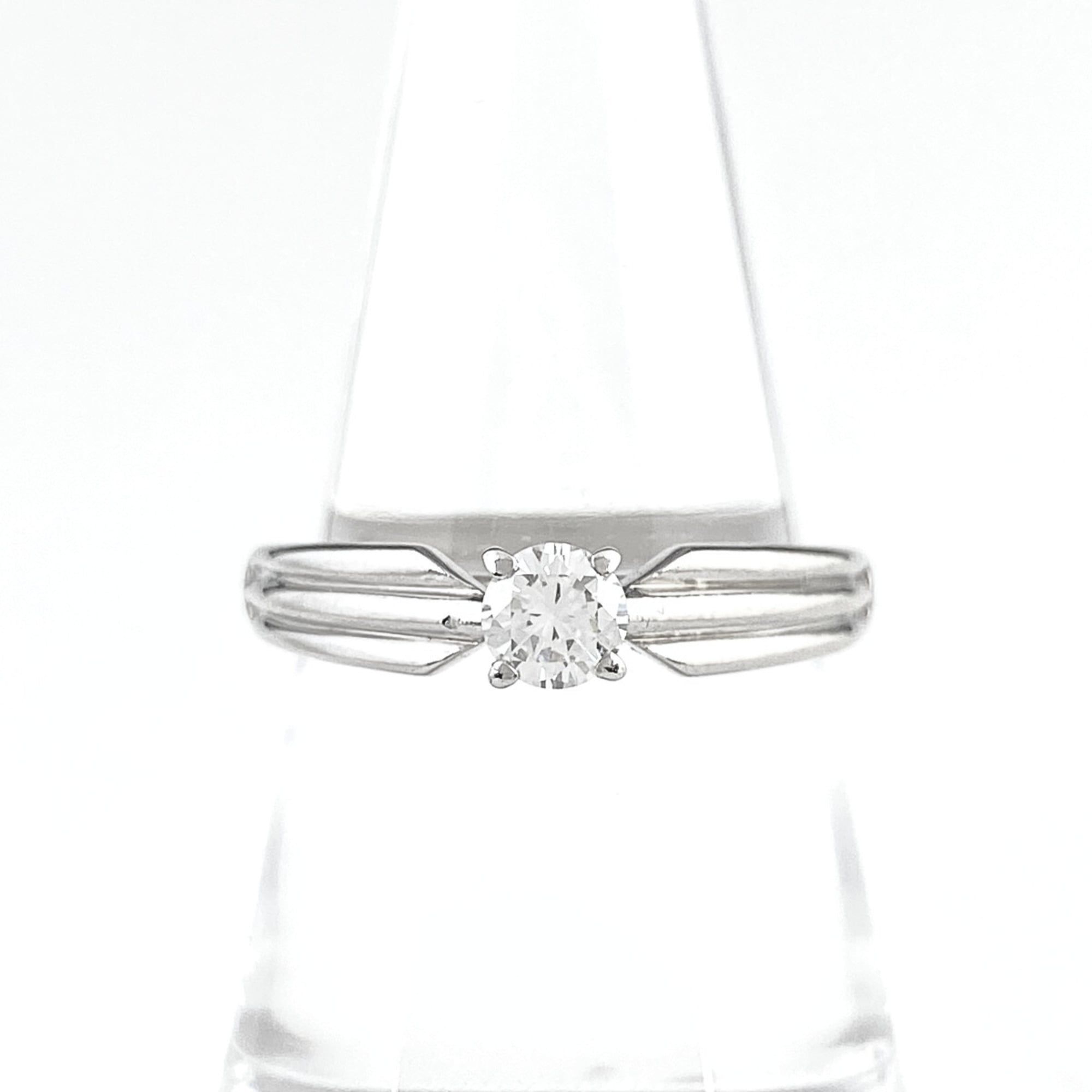 Cartier Diamond Design Ring, Platinum, Pt950, Women's