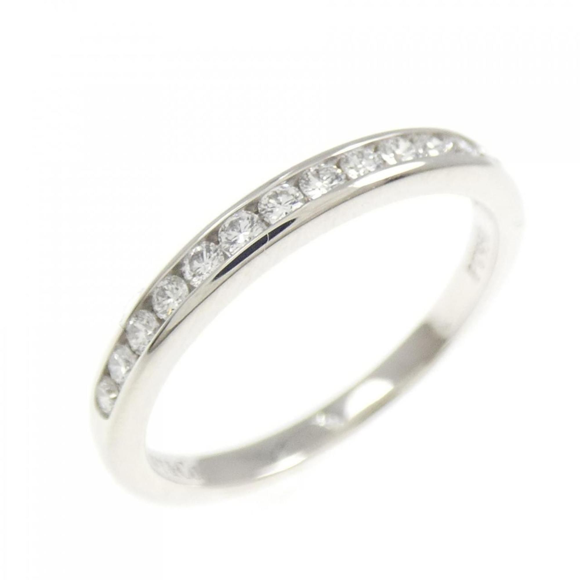 Tiffany Half Circle Channel Setting Ring