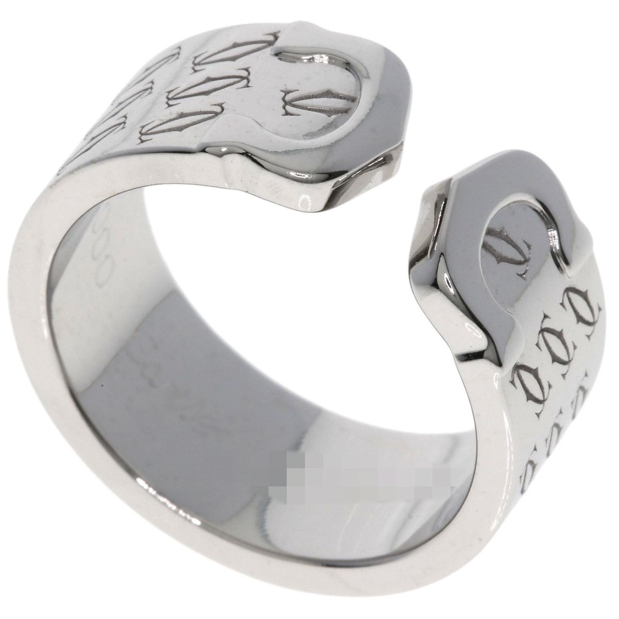 Cartier 2C 2000 Christmas Limited Edition #51 Ring, 18K White Gold, Women's