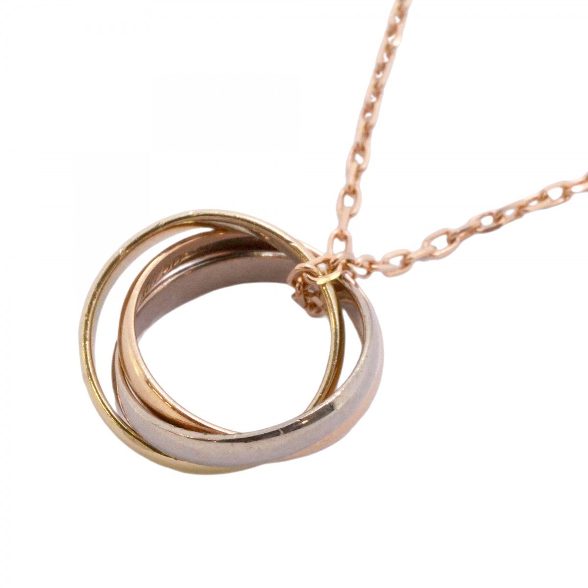 Cartier Baby Trinity Necklace in 18K Yellow Gold, 18KWG White and 18KPG Pink Gold for Women