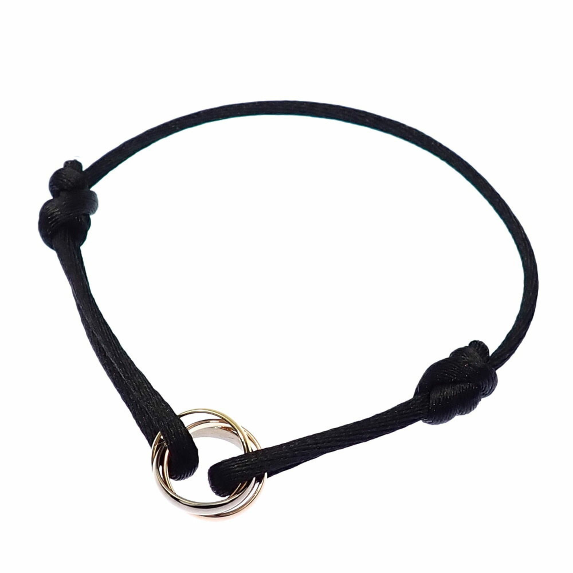 Cartier Trinity Bracelet for Women 18KYG/PG/WG 3.1g B6016700 750 18K Three-Color Gold