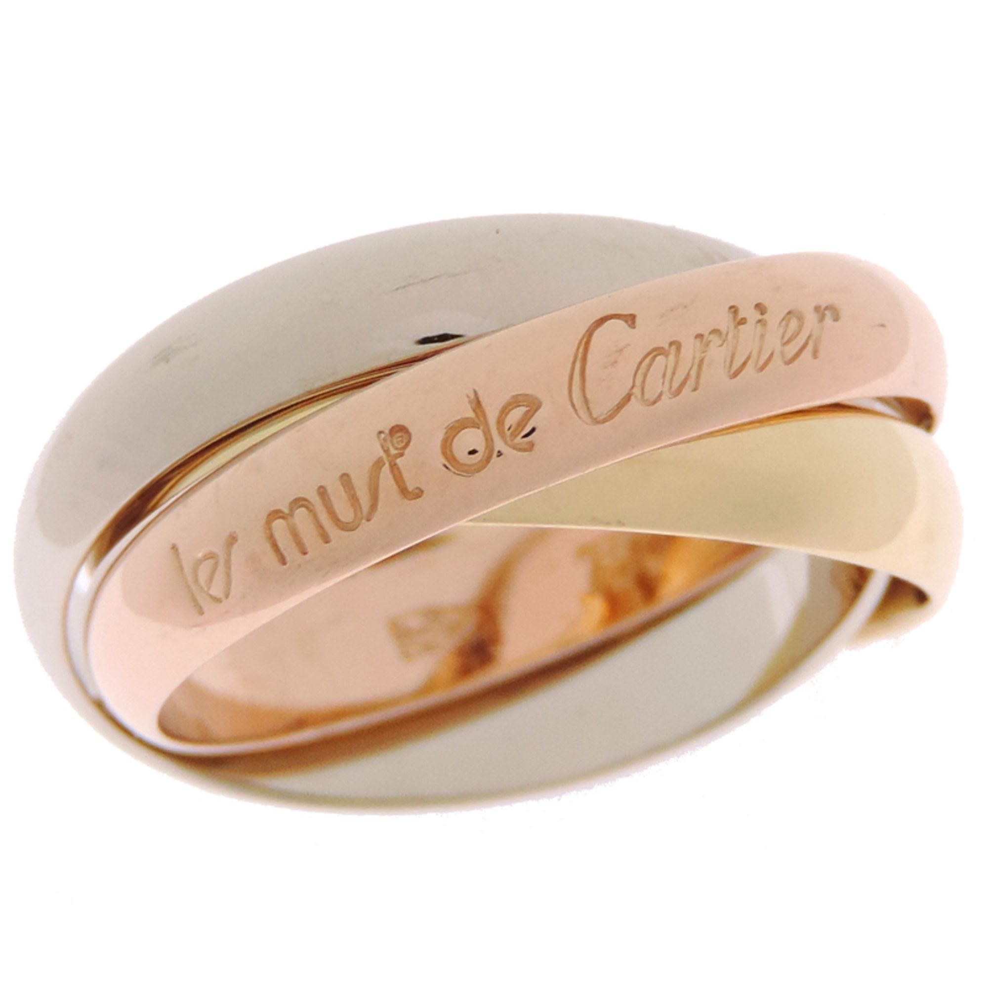 Cartier Trinity #51 Women's and Men's Ring 47898351 750 Pink Gold 1