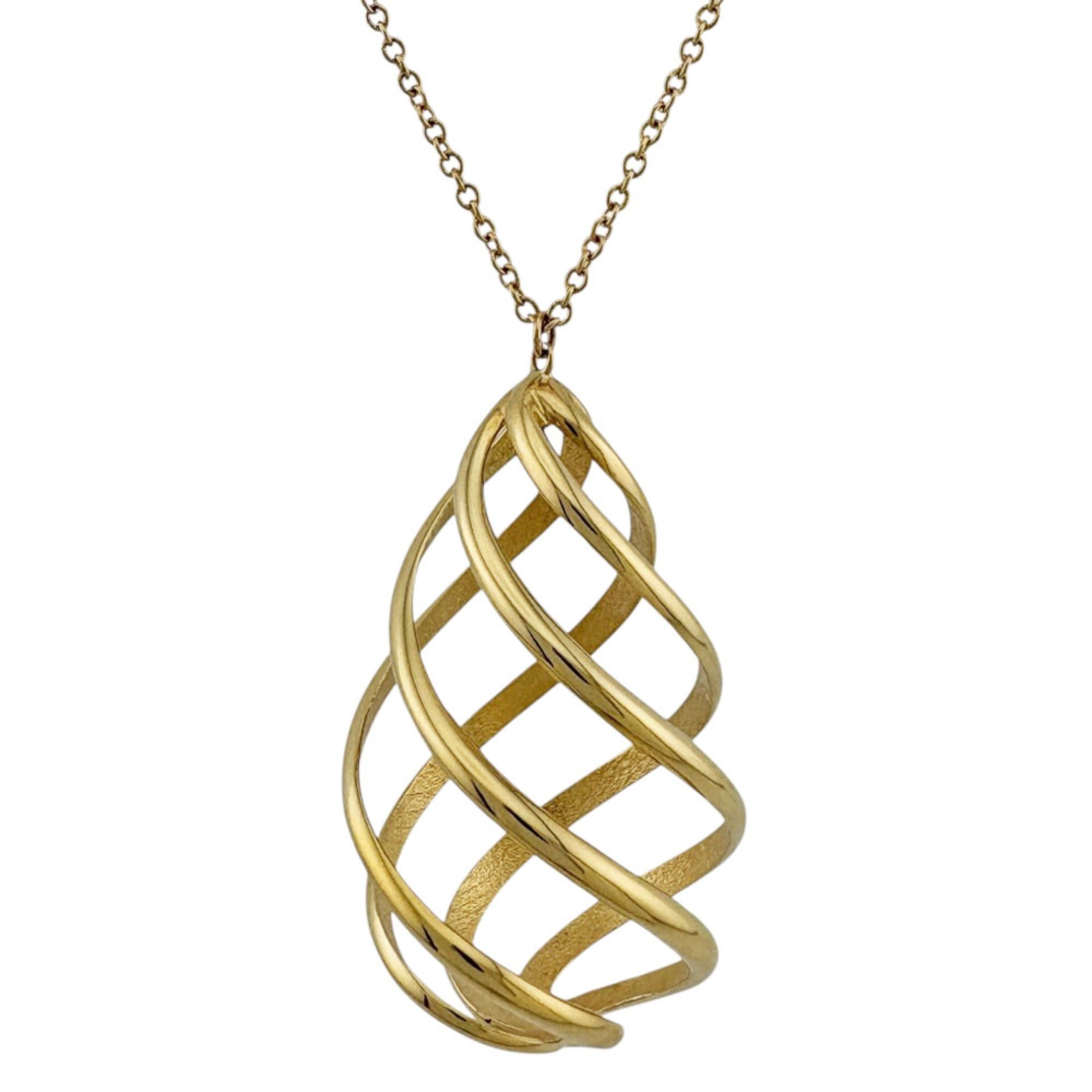 Tiffany Luce Necklace, 18k Gold, Women's, TIFFANY & Co., Pre-owned