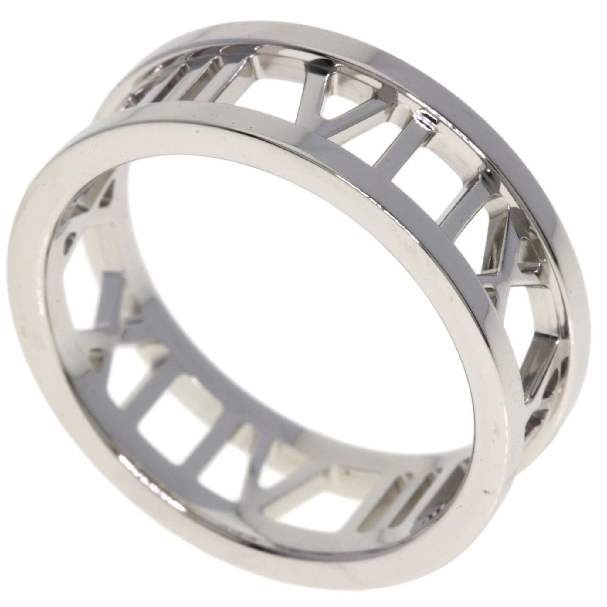 Tiffany & Co. Open Atlas Ring, 18K White Gold, Women's