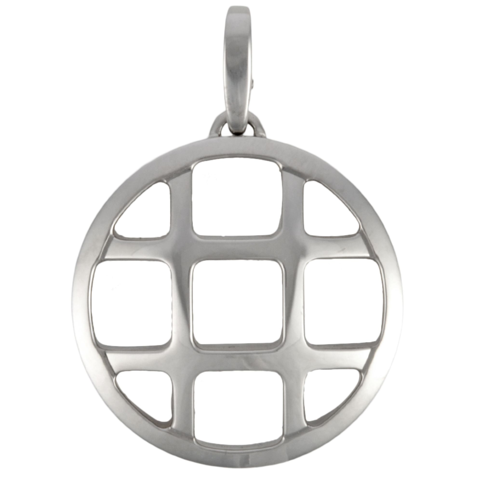 Cartier Pasha Grid Charm Pendant Top, 18K White Gold, 19.7g
