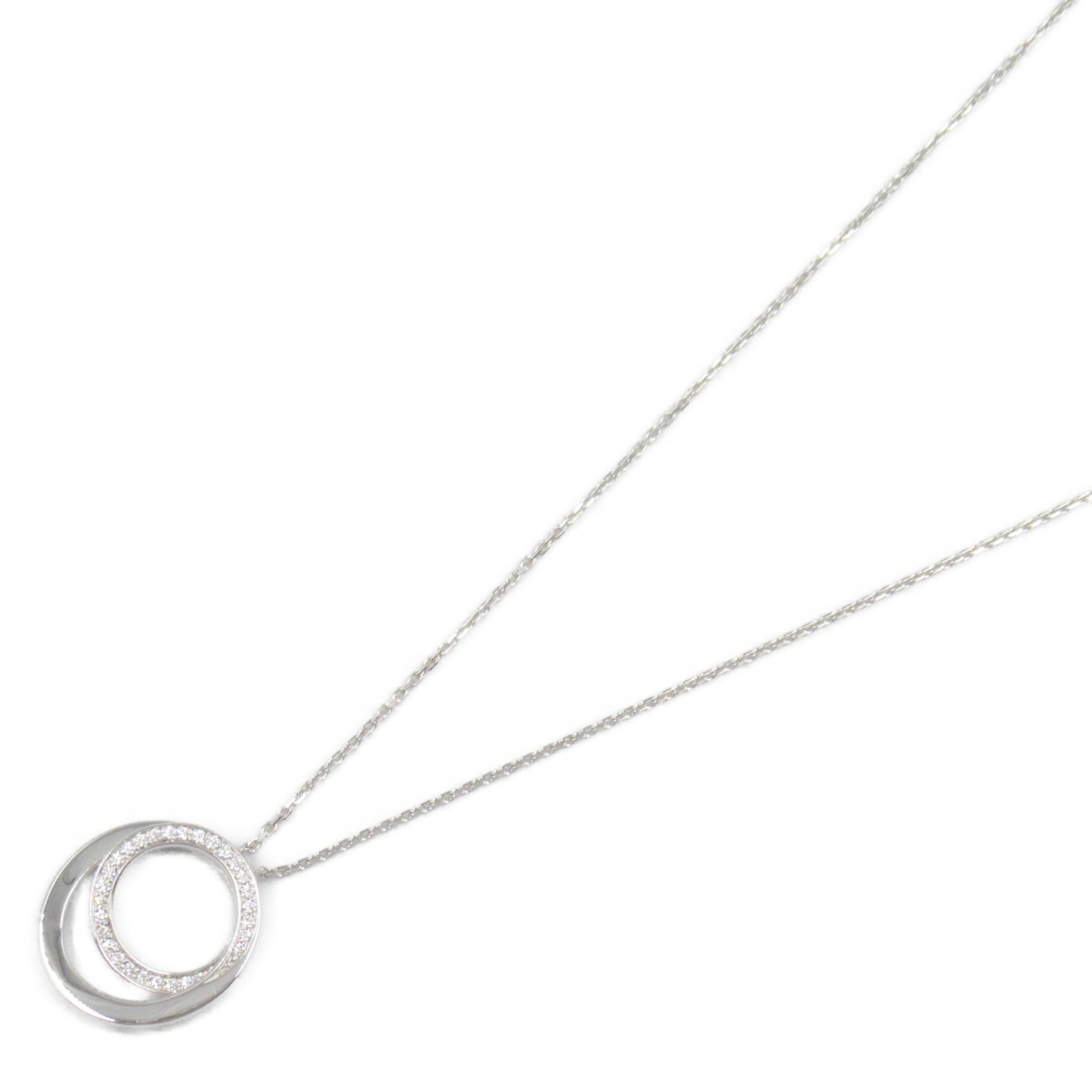 CARTIER Ethancel Diamond Necklace 18KWG (White Gold) Ladies Clear