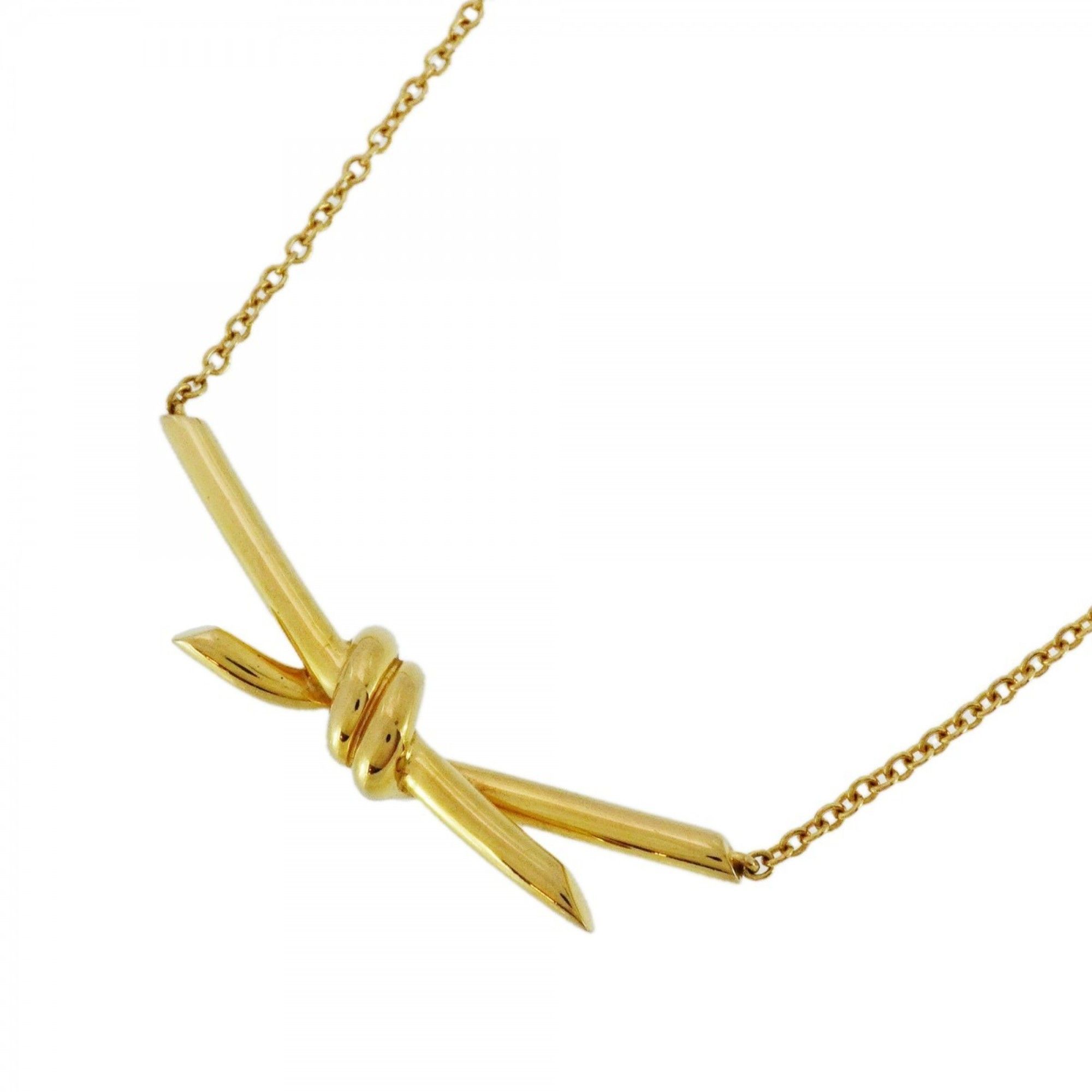 Tiffany Knot Necklace in 18KYG Yellow Gold for Women