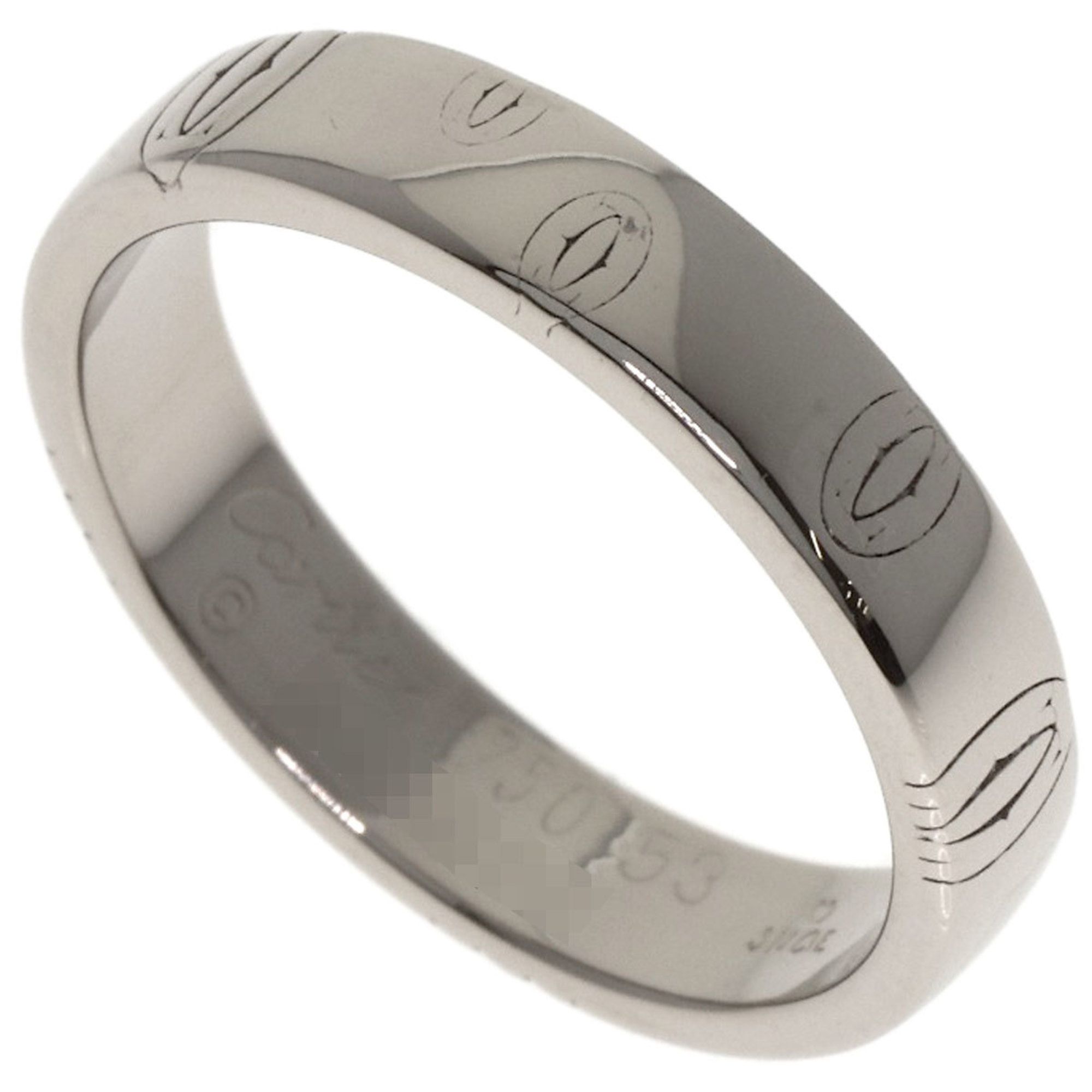 Cartier Happy Birthday #53 Ring, 18K White Gold, Women's