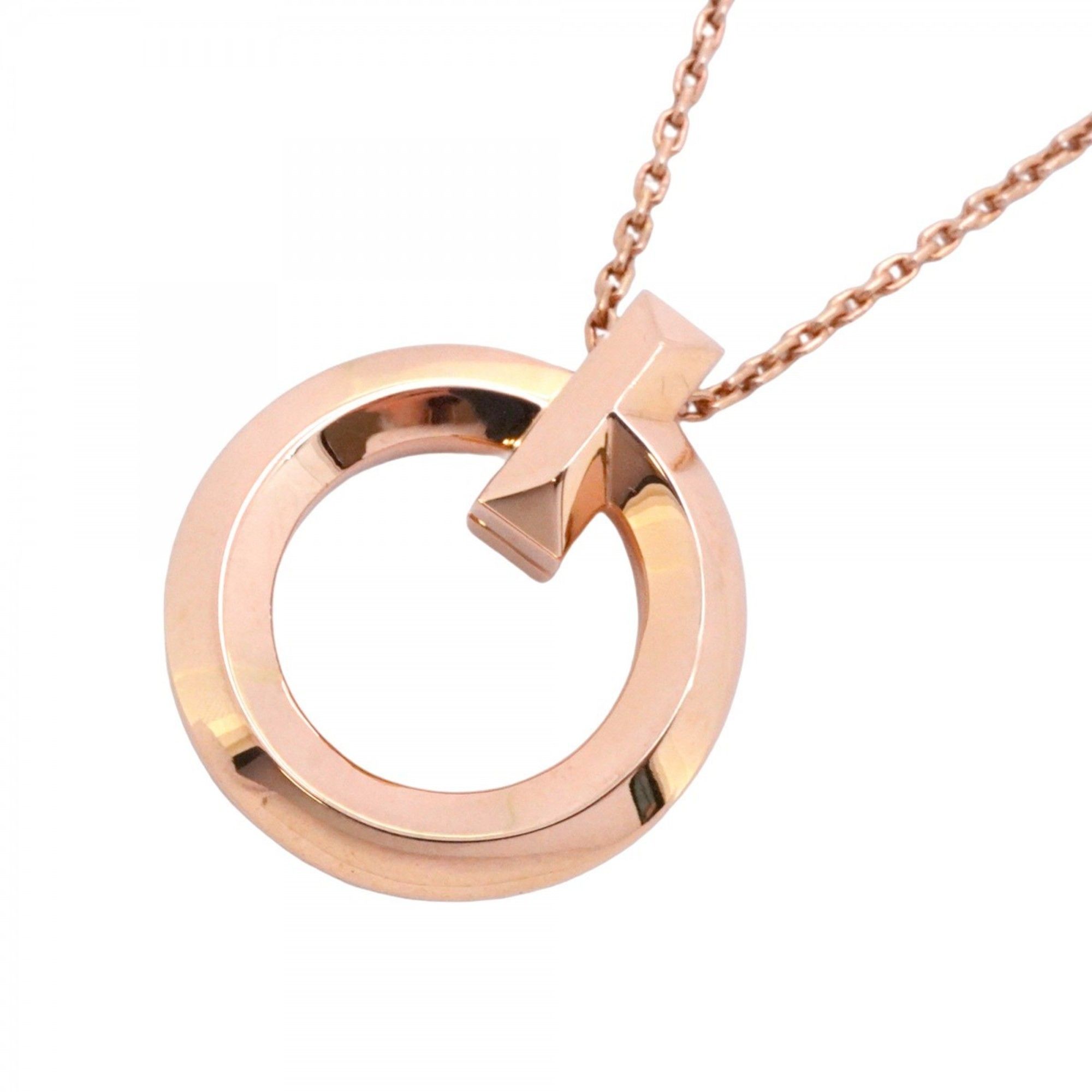 Tiffany T-One Circle Necklace in 18K Pink Gold for Women