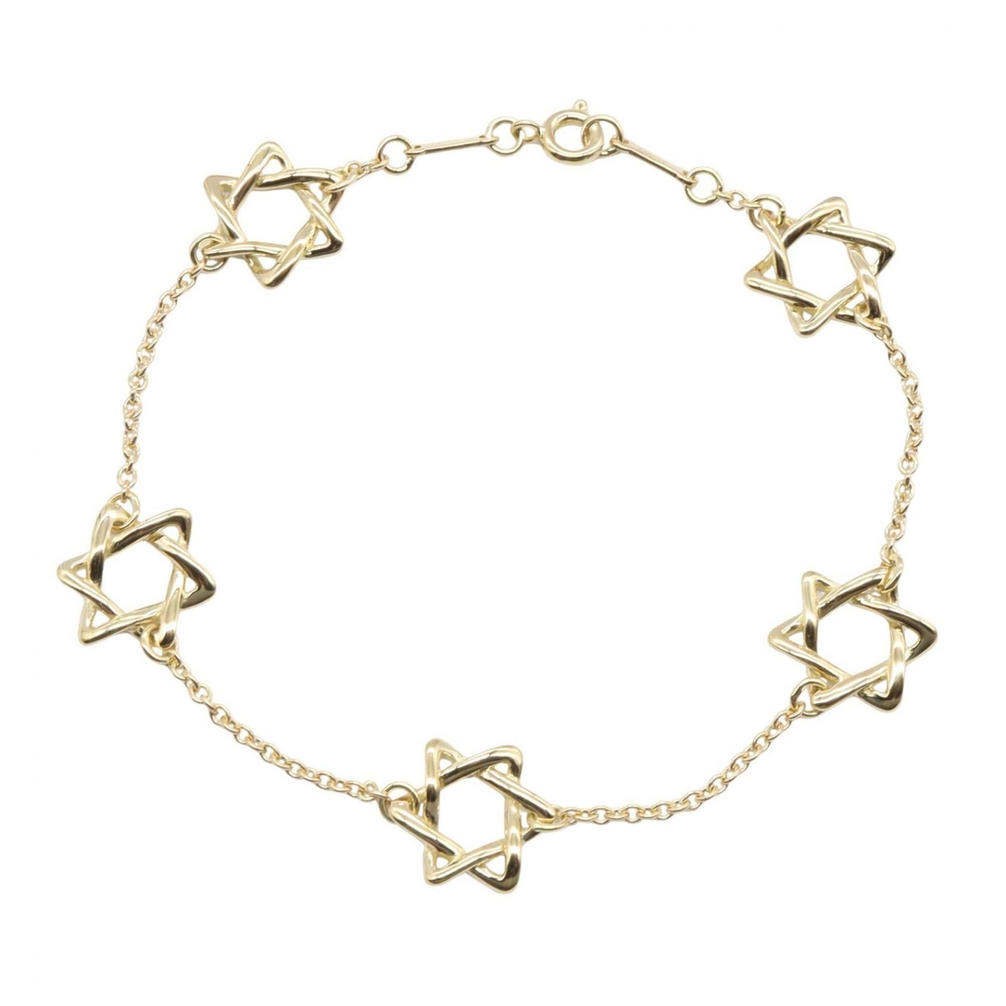 Tiffany & Co. Star of David Bracelet, 18K Yellow Gold, Women's