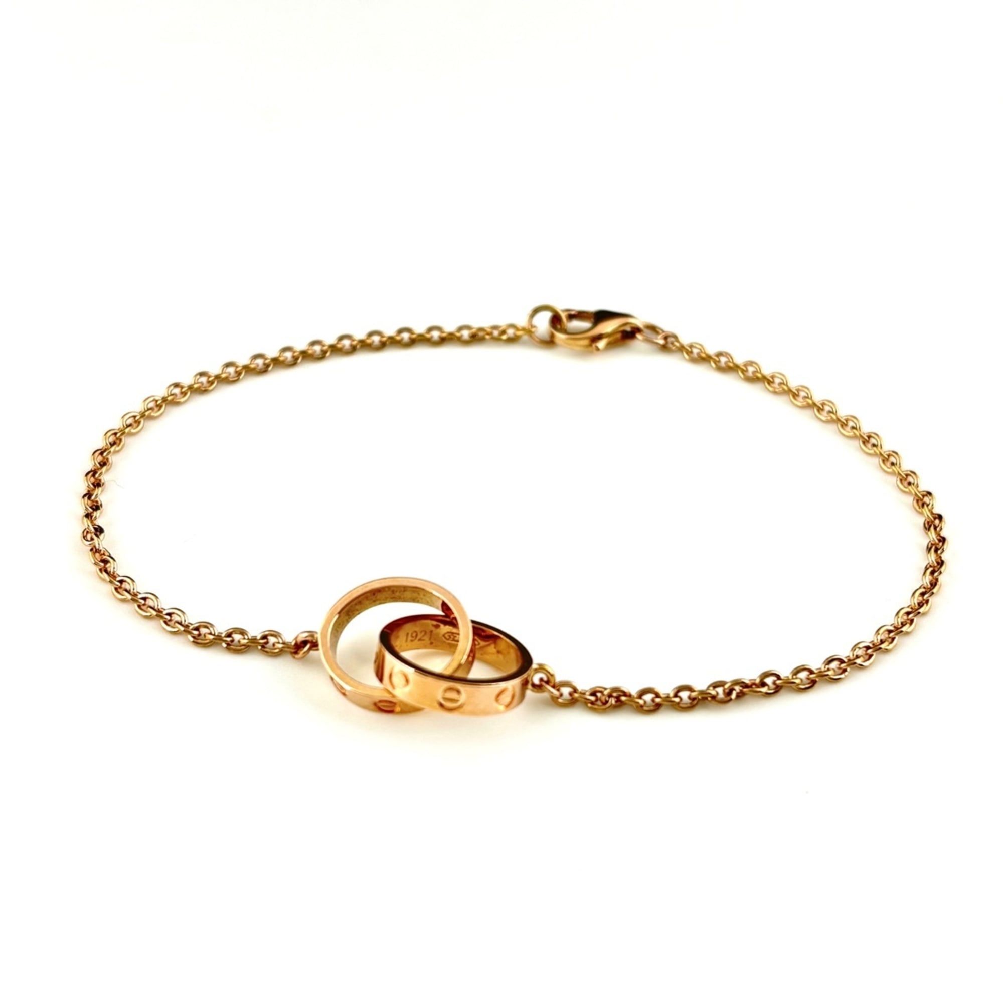 Cartier Baby Love Bracelet in PG Pink Gold, 750, for Women