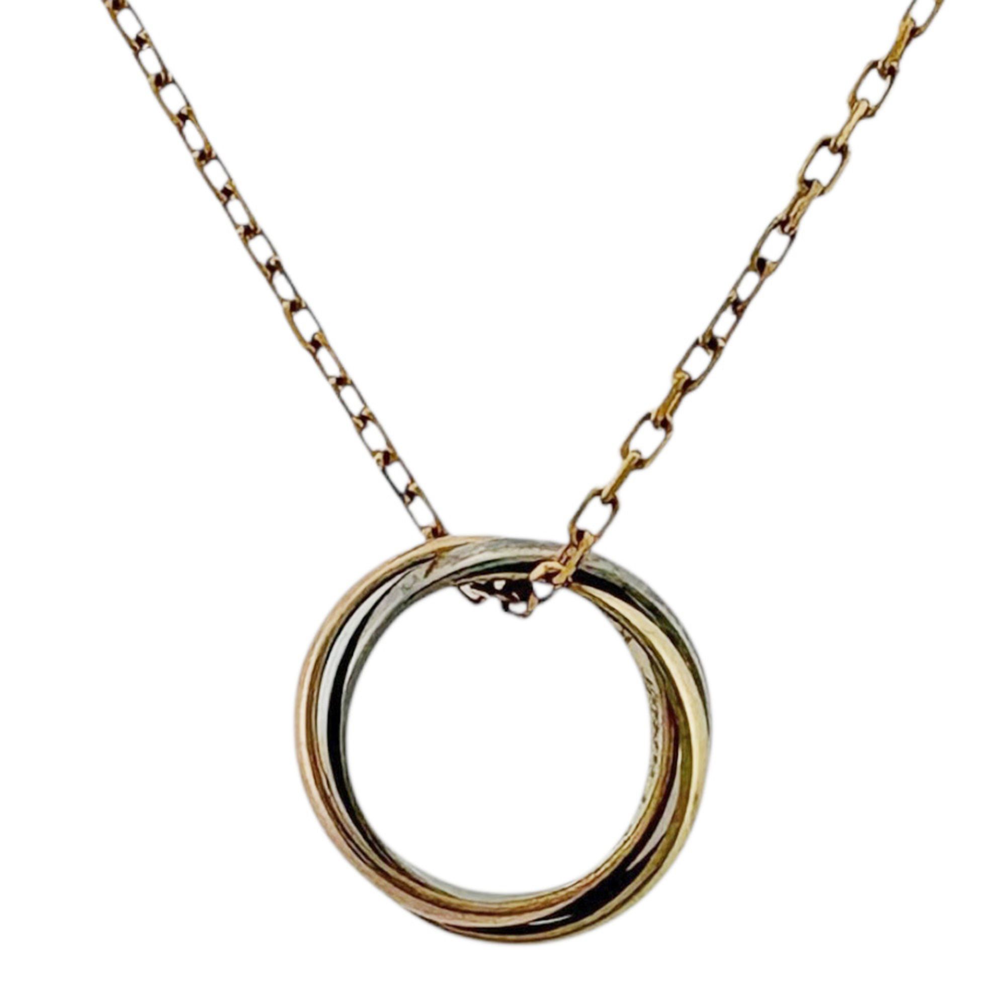 Cartier Trinity Necklace, 18k Gold, Women's, Pre-owned