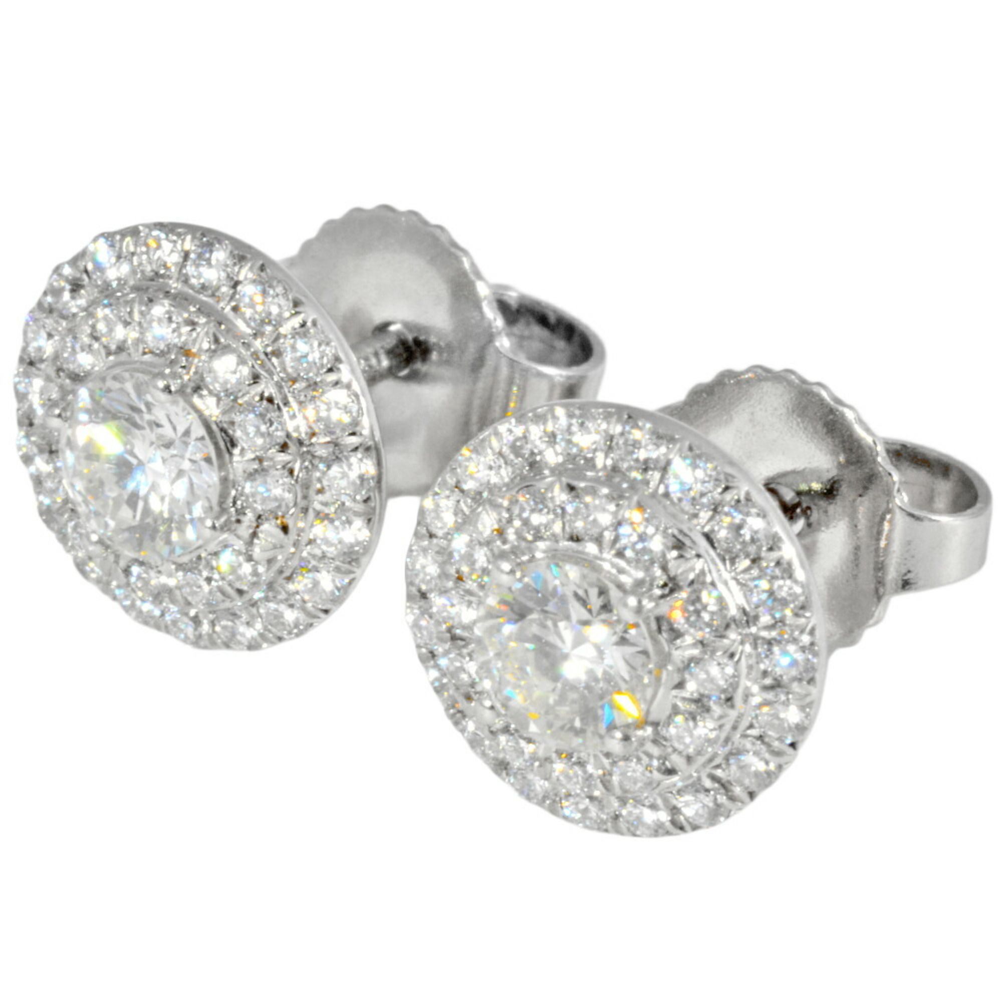Tiffany & Co. Soleste Diamond Earrings in Platinum (Pt950) 2.8g for Women