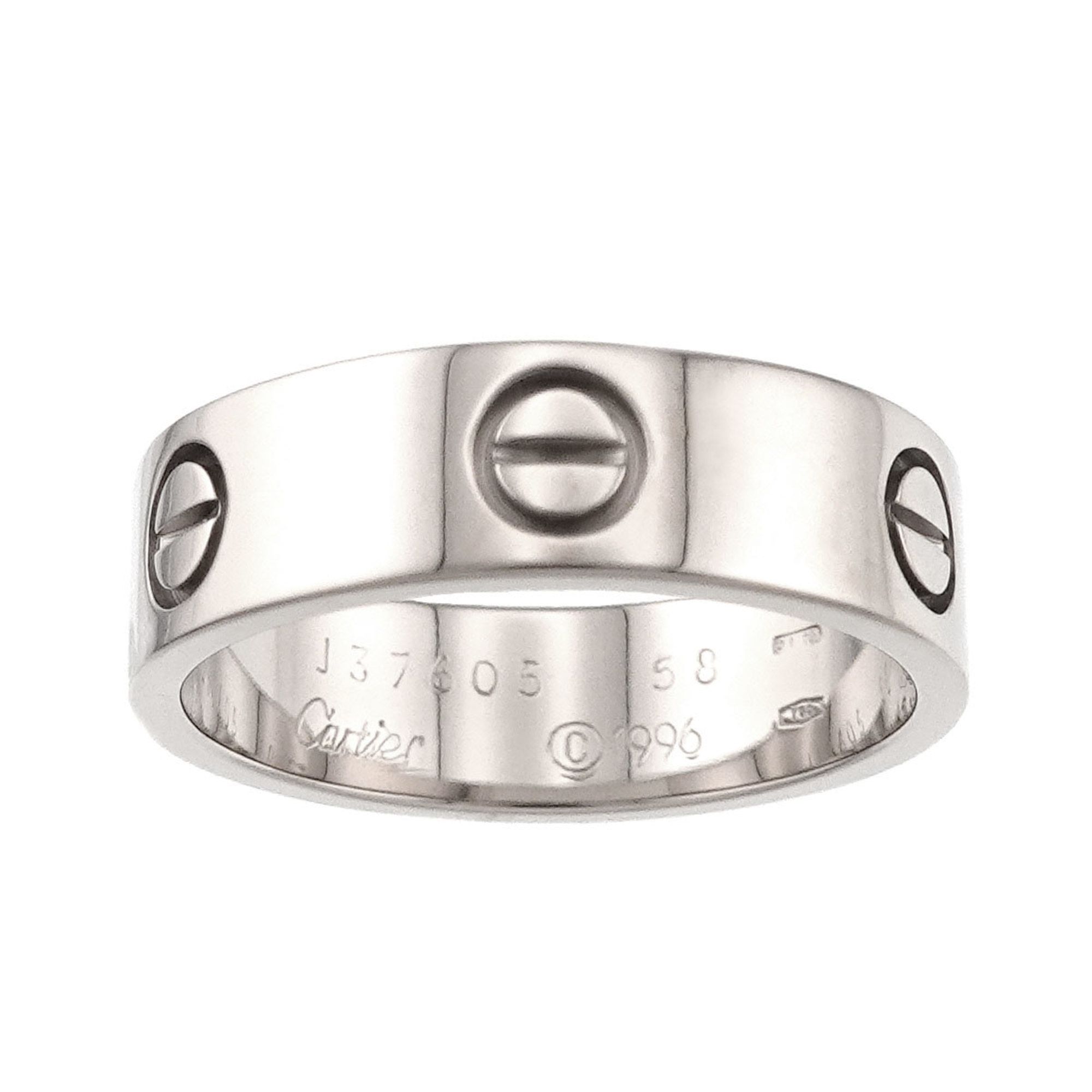 Cartier Love #58 Ring in 18K White Gold (750)