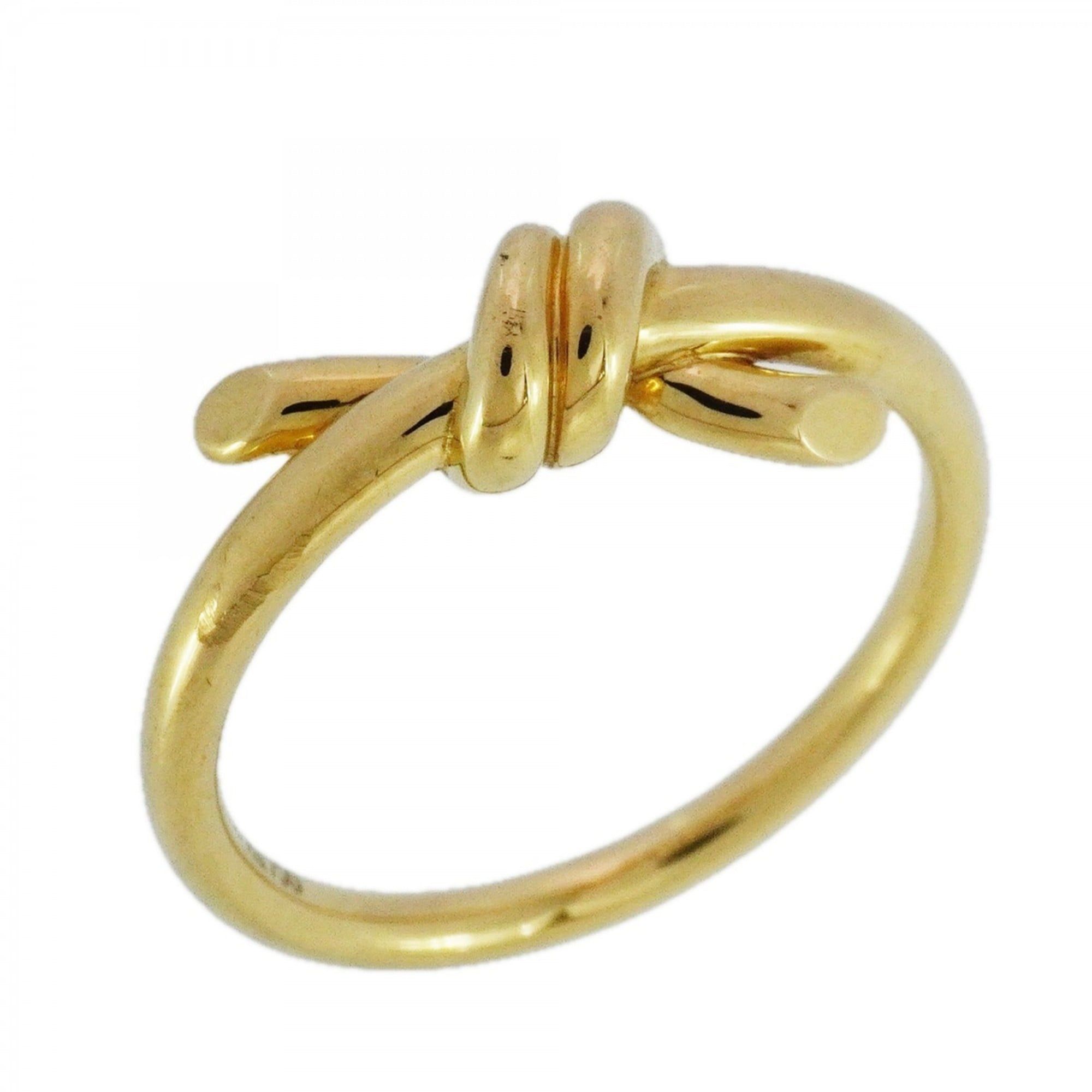 Tiffany Knot Ring, 18KYG Yellow Gold, Size 8, Women's