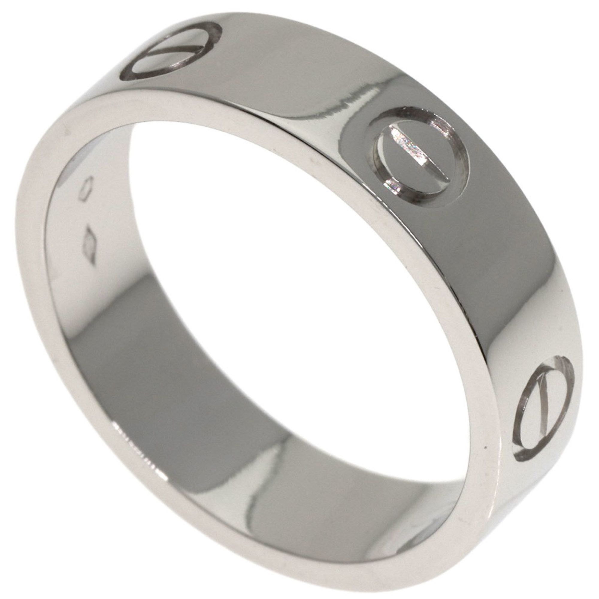 Cartier Love Ring #57 Platinum PT950 Women's