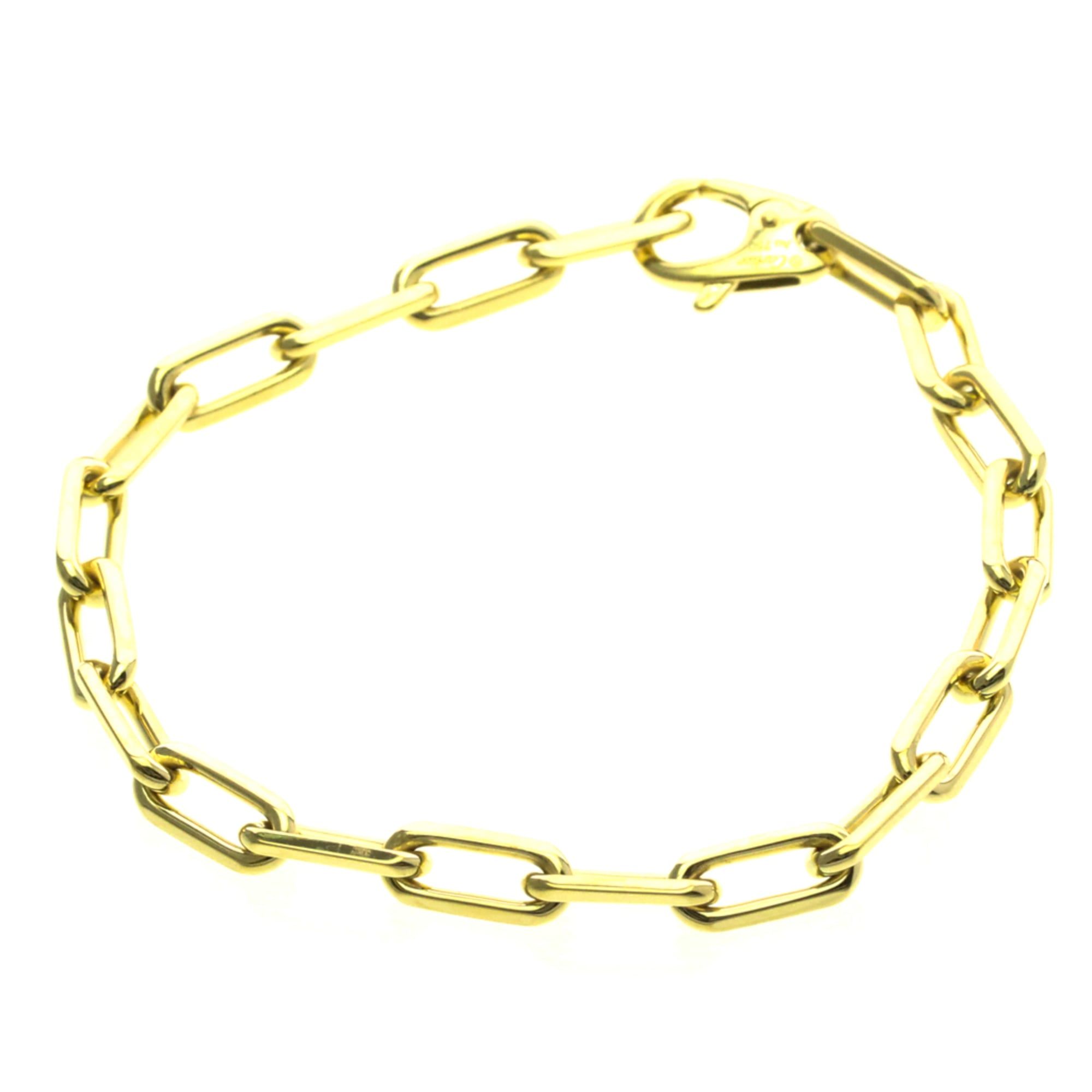 Cartier Santos De Cartier Yellow Gold (18K) No Stone Link Bracelet Gold