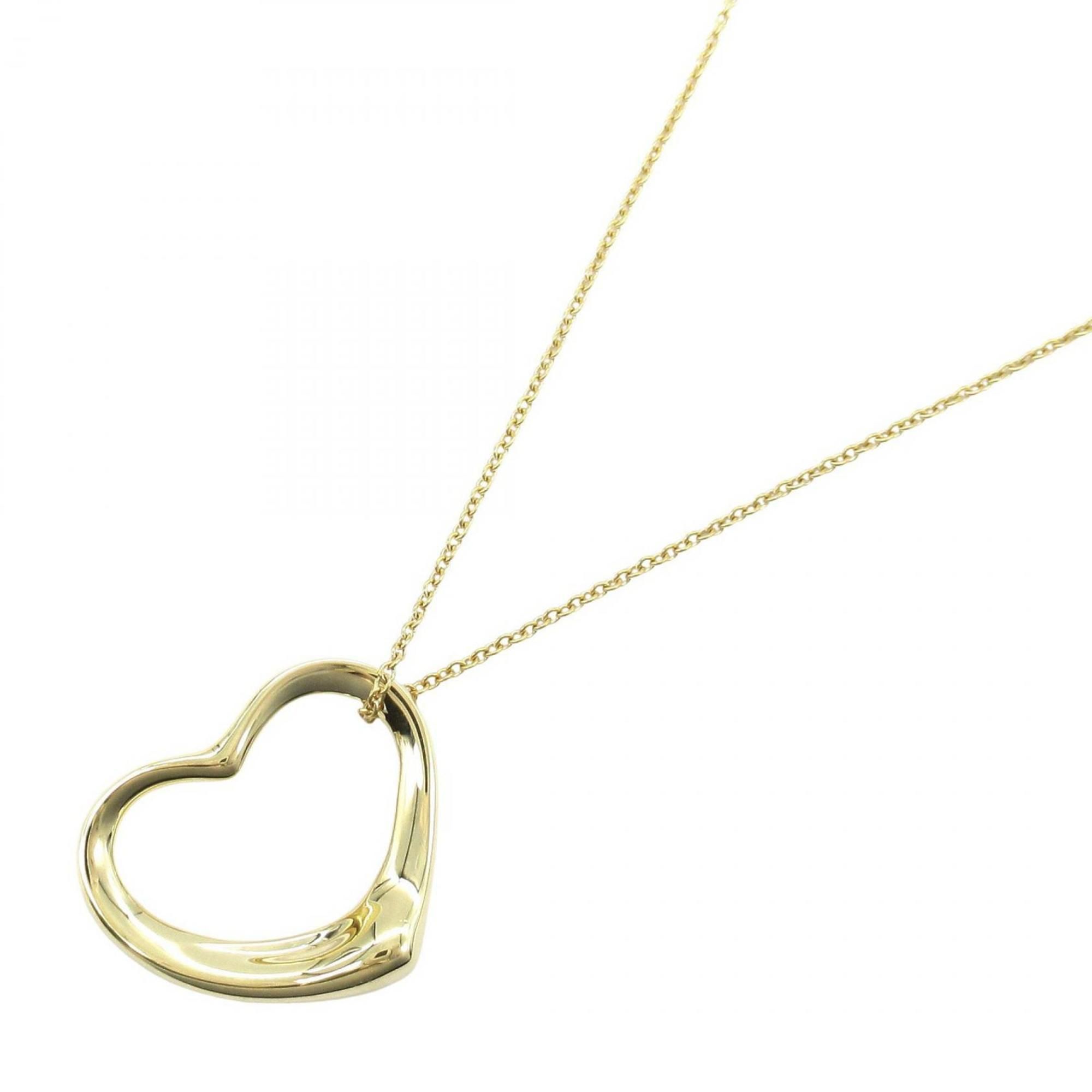 Tiffany & Co. Open Heart Necklace, 18K Yellow Gold, Women's
