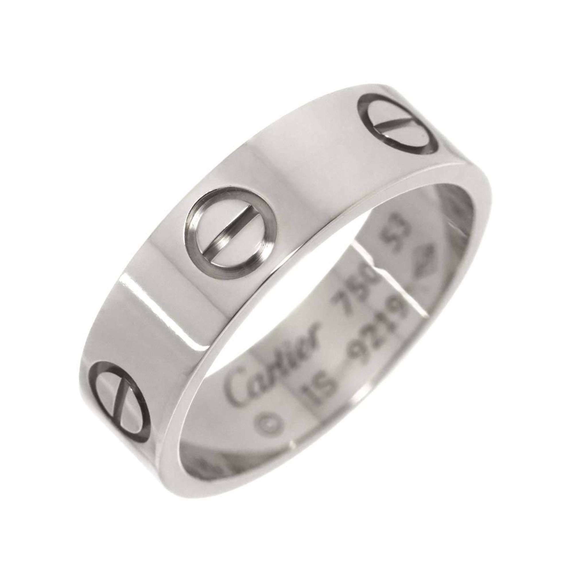 Cartier Love Classic #53 Ring in 18K White Gold (750)