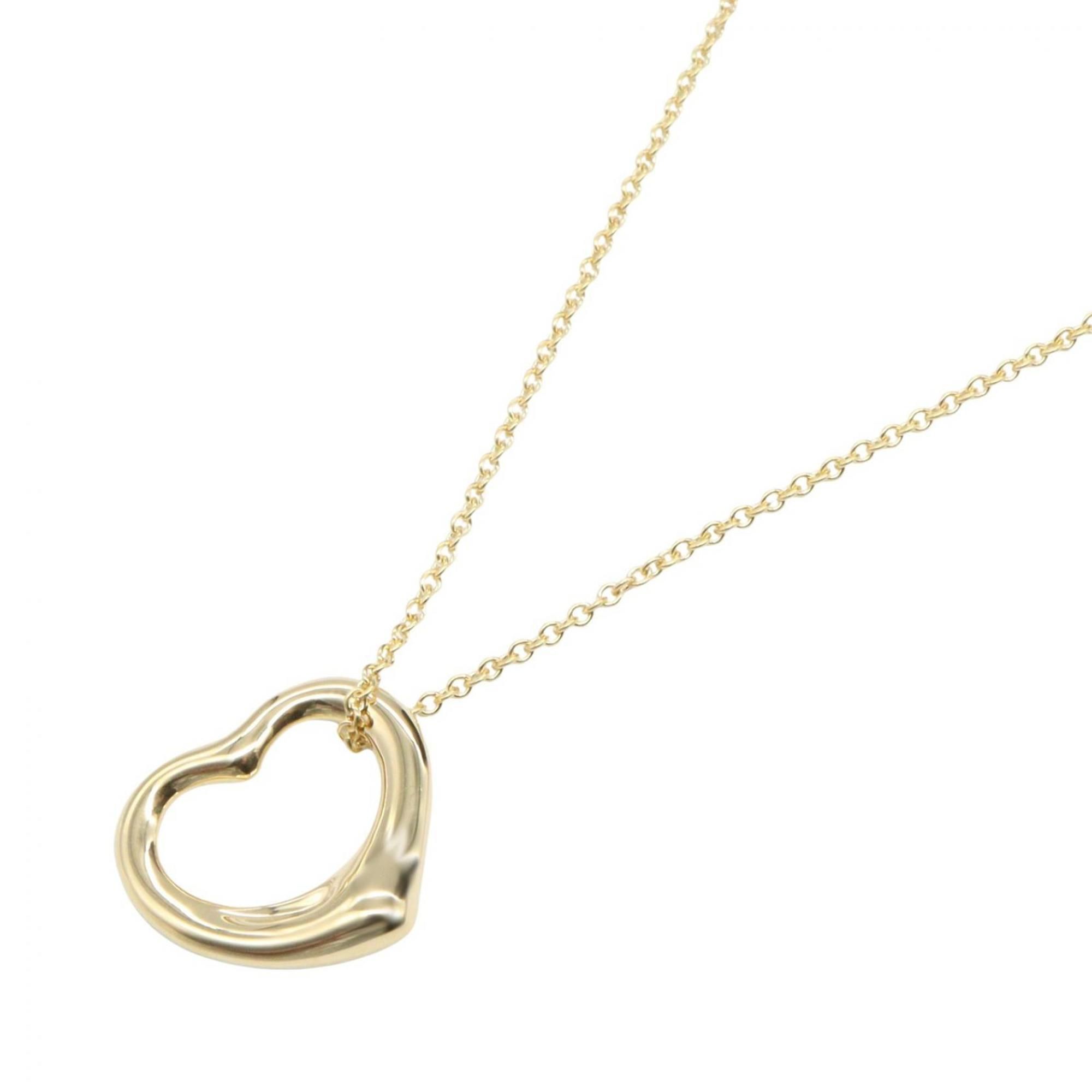 Tiffany & Co. Open Heart Necklace, Small, 18K Yellow Gold, Women's