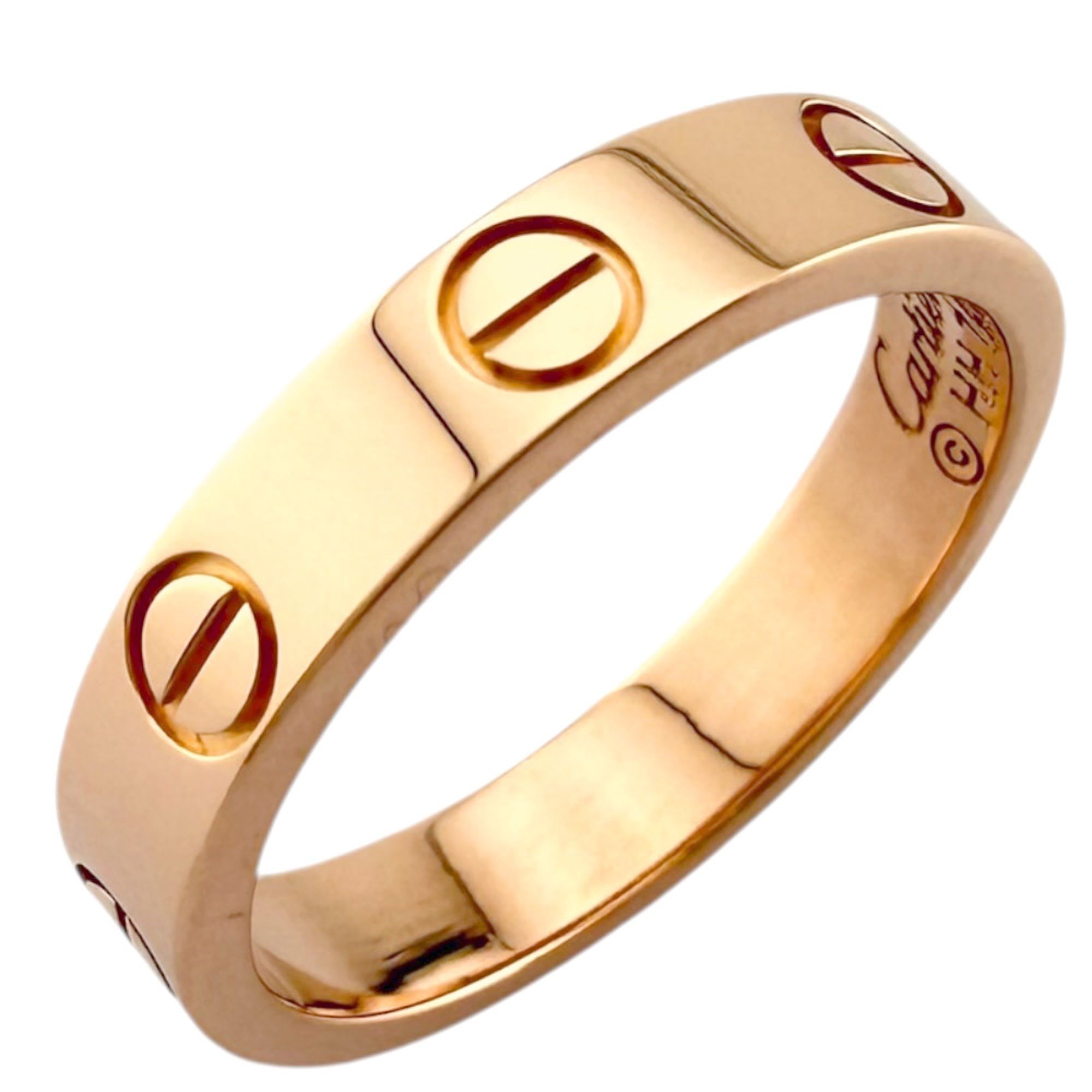 Cartier Mini Love Ring, 18k gold, women's, pre-owned