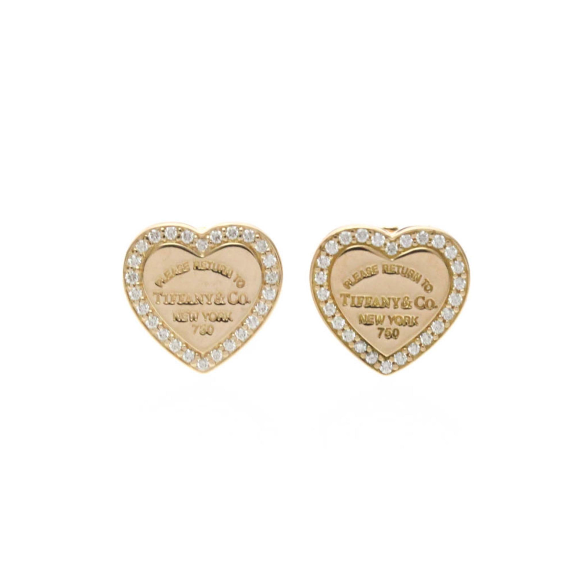 Tiffany Return To Tiffany Diamond Earrings Diamond Pink Gold (18K) Stud Earrings Pink Gold