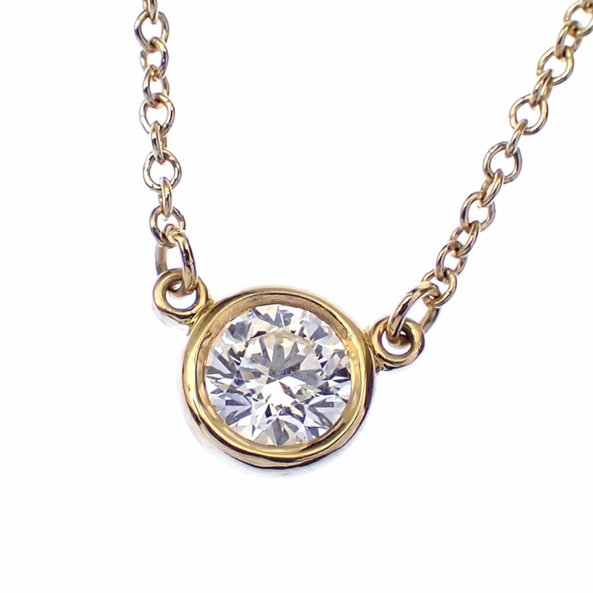Tiffany & Co. By the Yard Necklace for Women, Diamond, 1.9g, 18K Yellow Gold 750