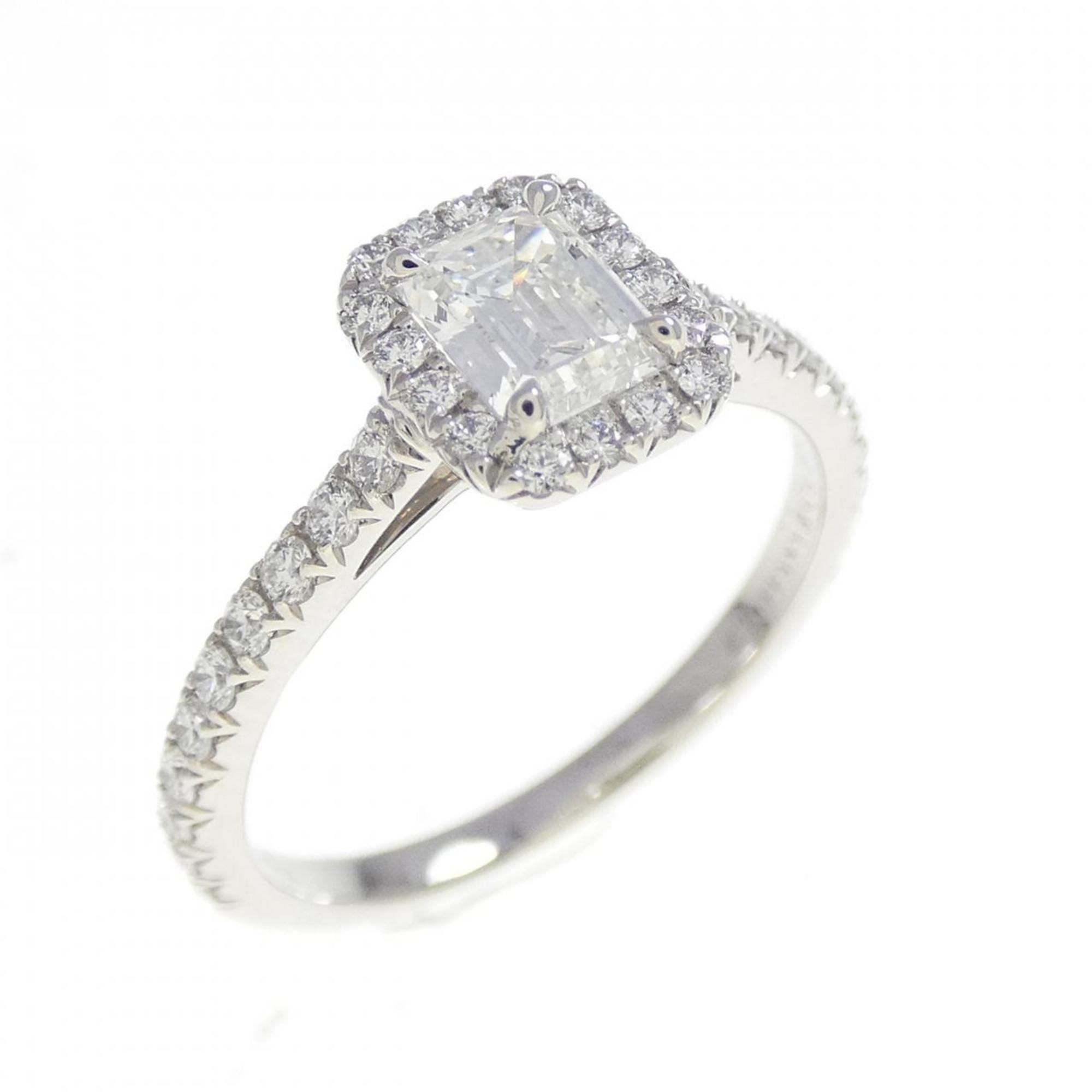 Tiffany Soleste Emerald Cut Ring 0.40ct F VVS1