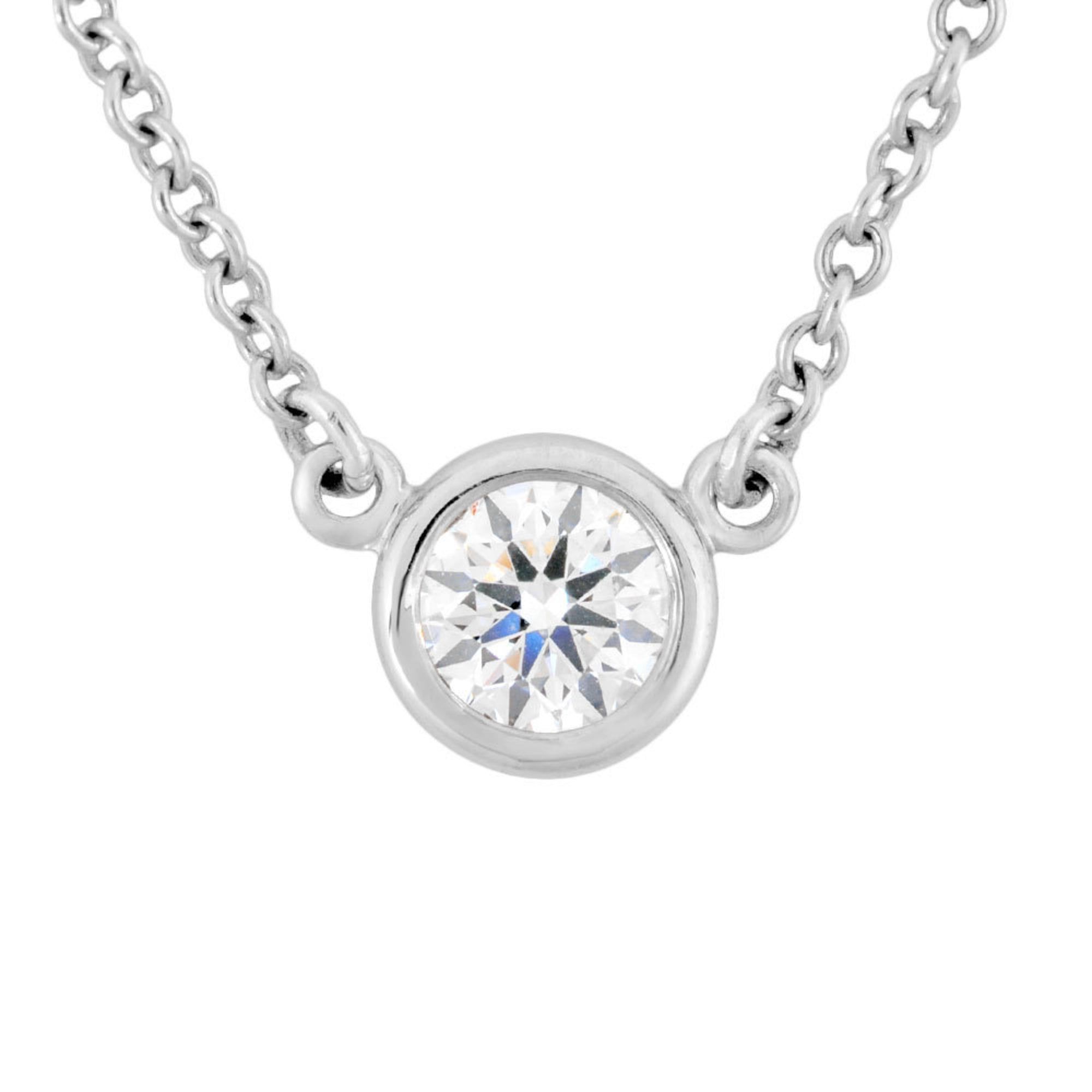 Tiffany & Co. By the Yard Necklace Diamond 0.19ct Pt950 ITIBD7FWXWUQ