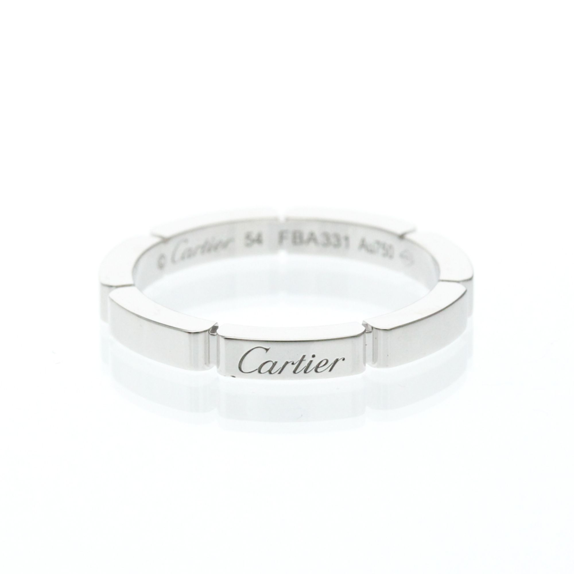Cartier Maillon Panthère Ring B4083554 White Gold (18K) Fashion No Stone Band Ring Silver