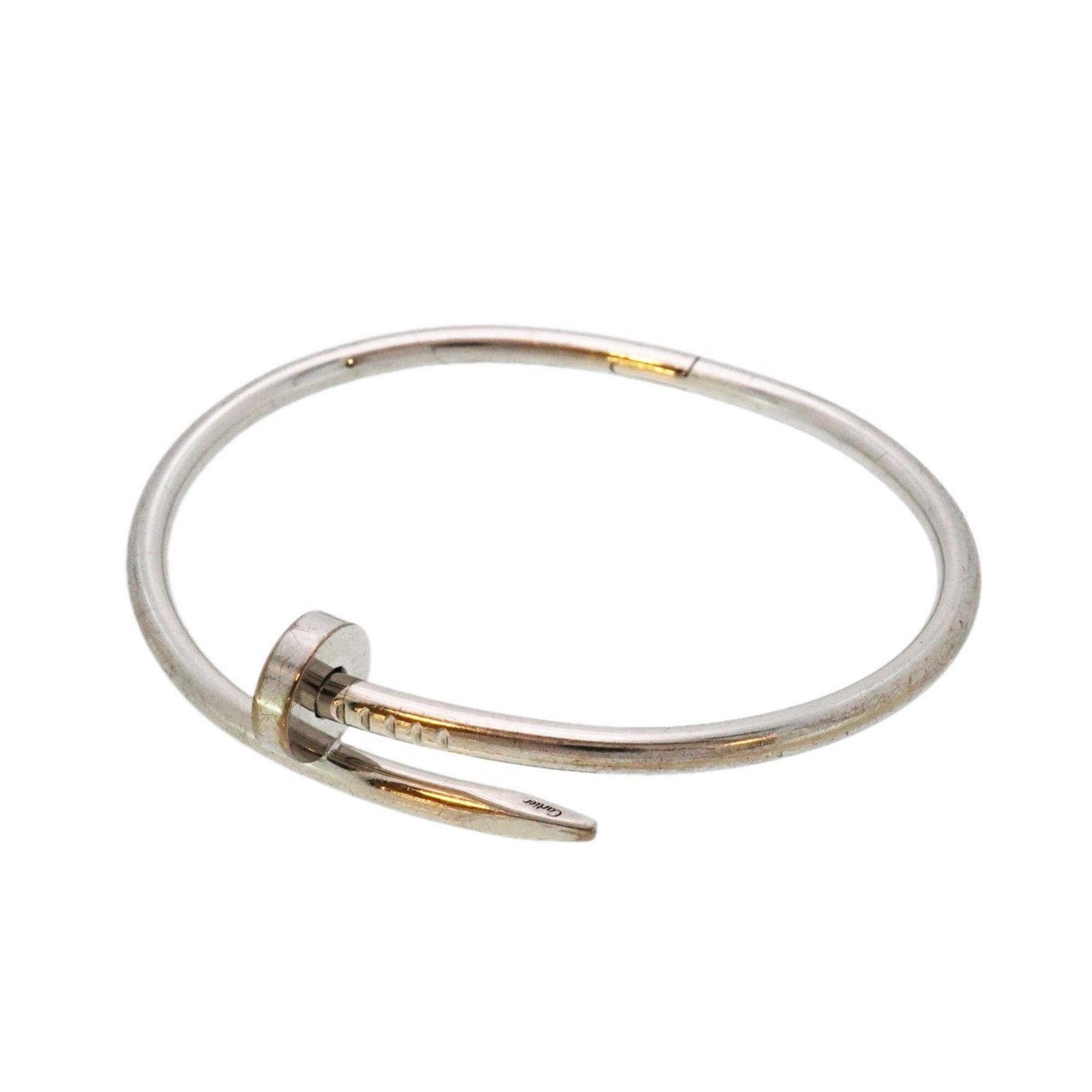 Cartier Juste Un Clou Bangle 18K White Gold Men's
