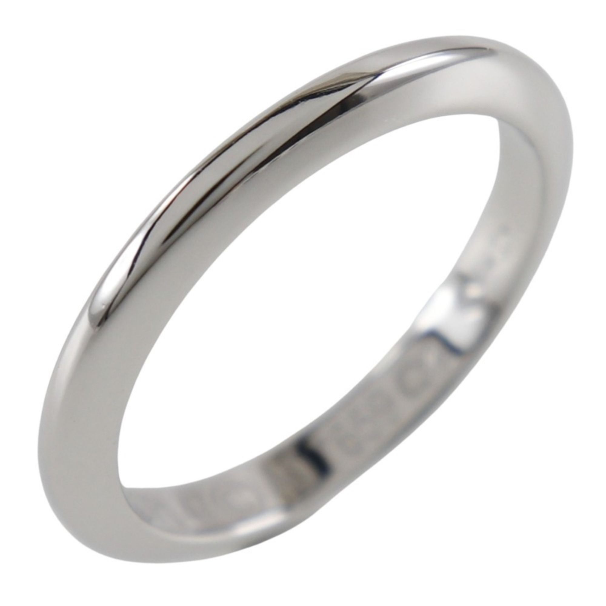 Cartier Knife Edge Ring, Size 7, Pt950 Platinum, Approx. 3.5g, Edge, Women's