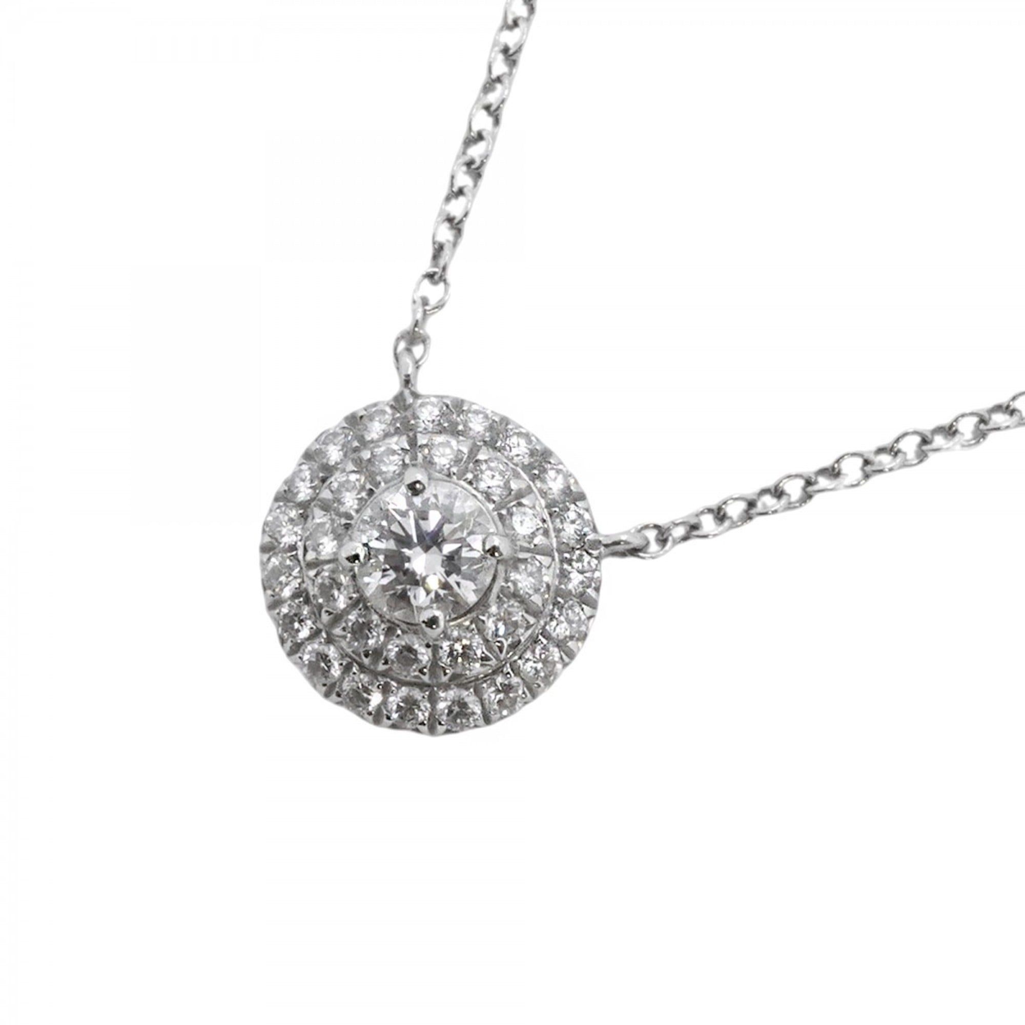 Tiffany Soleste Pt950 Platinum Diamond Necklace for Women, P2361270