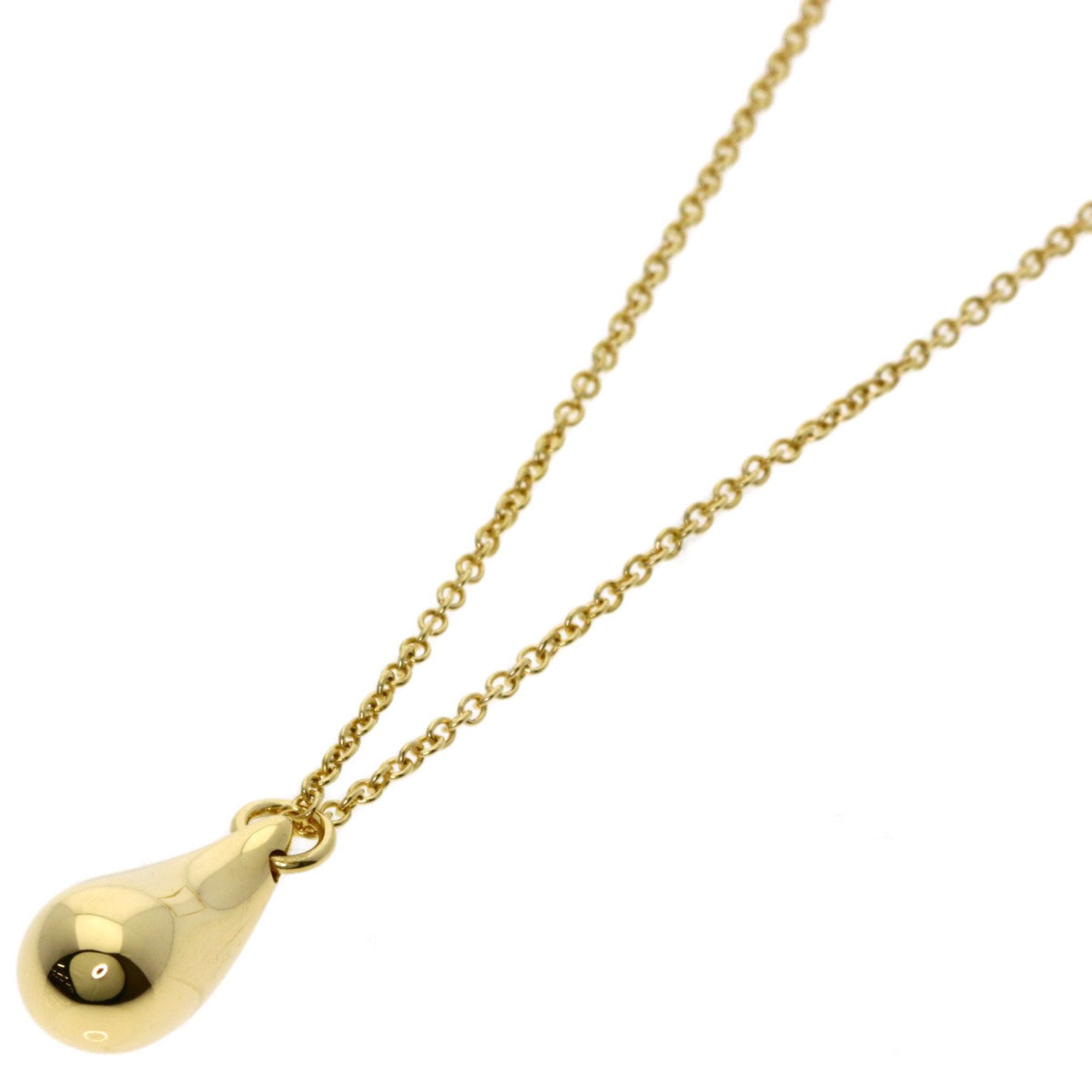 Tiffany & Co. Teardrop Necklace in 18K Yellow Gold for Women.