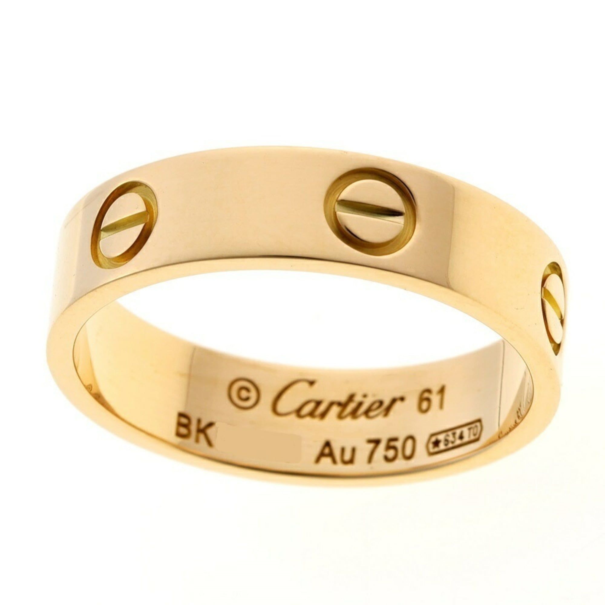 Cartier Love Ring Classic Model B4084600 750/K18YG # 21 L-159540