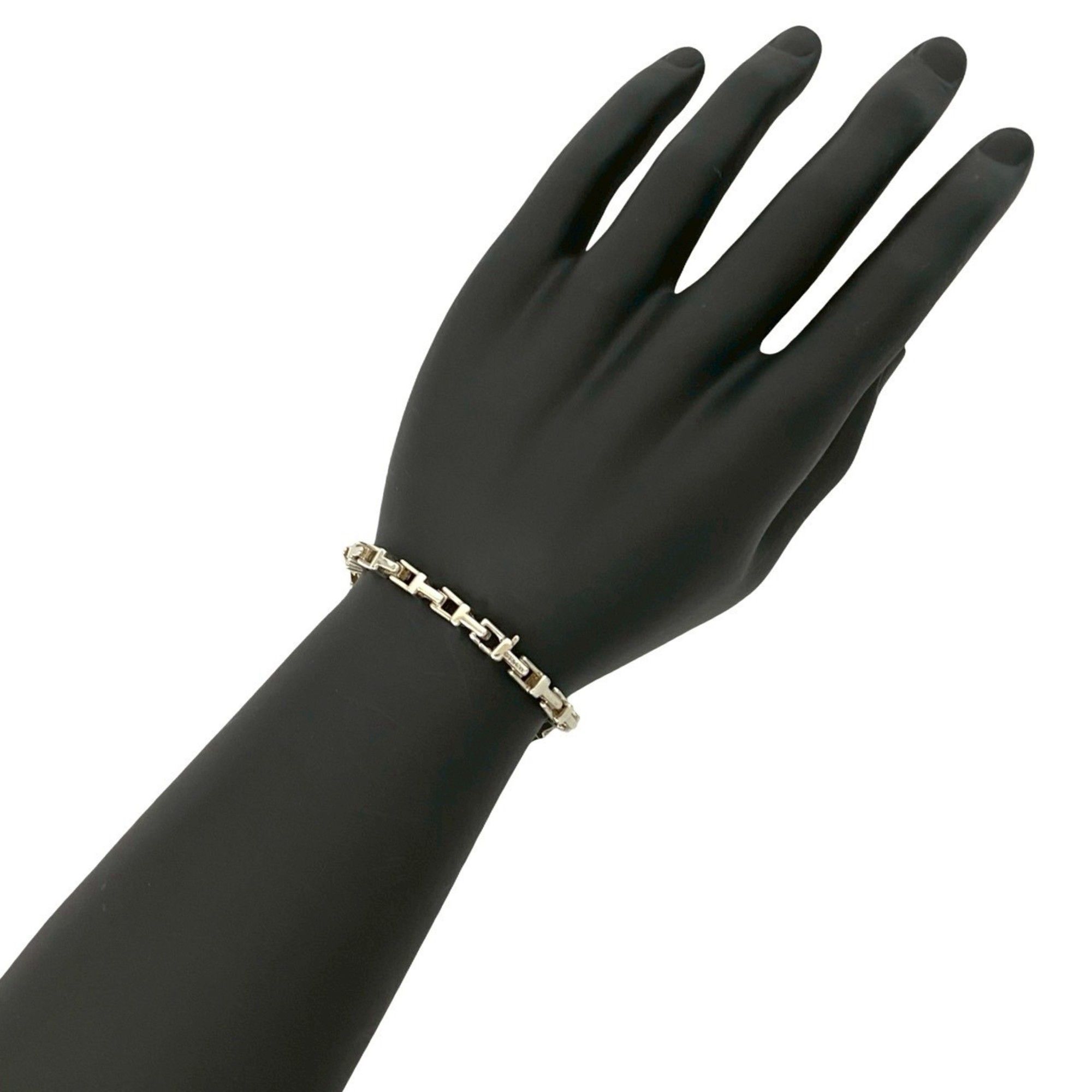 TIFFANY & Co. Tiffany Analog Chain Bracelet, 925 Sterling Silver, Bracelet Bangle, 232-7