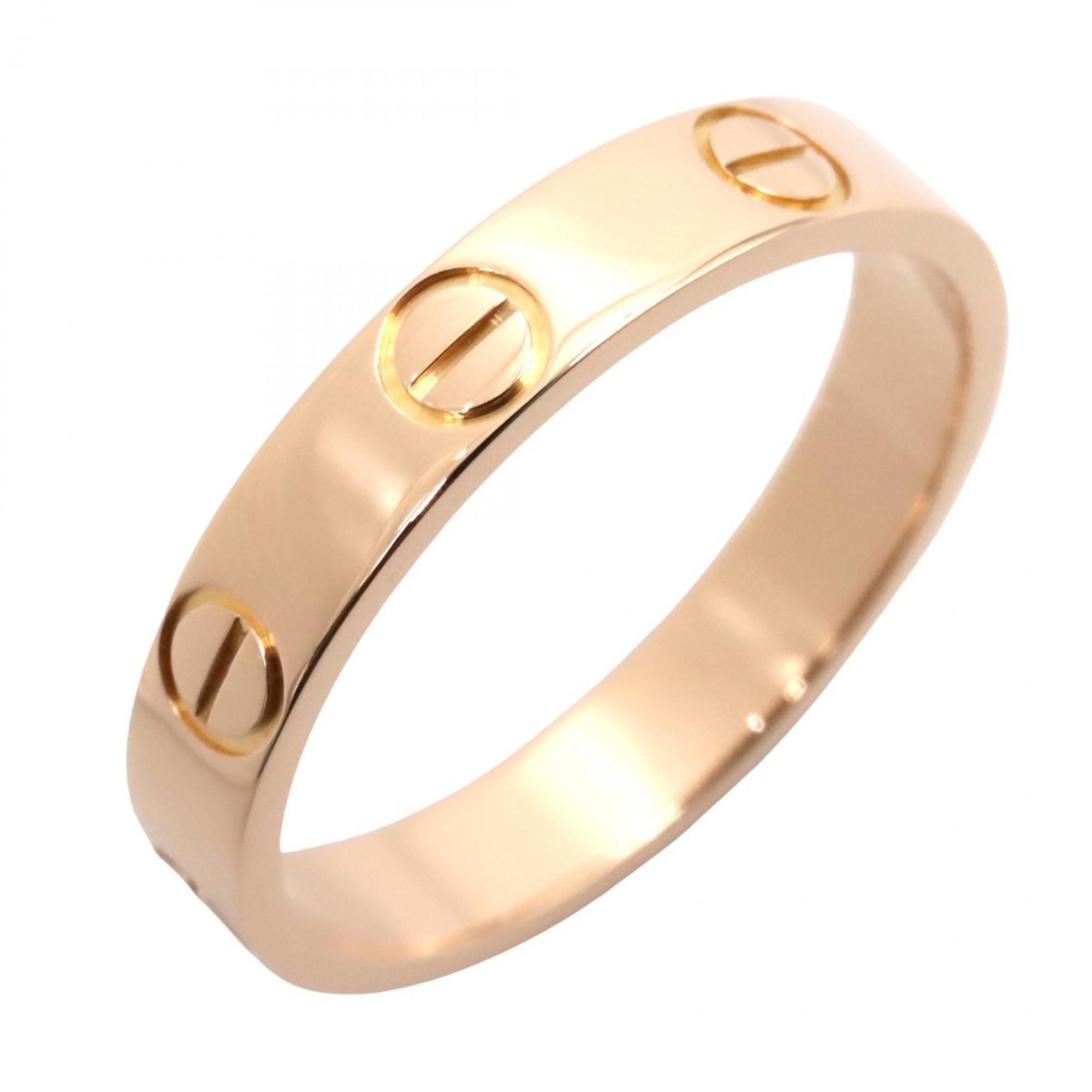 Cartier Mini Love Ring, 18K Pink Gold, Women's, B4085200