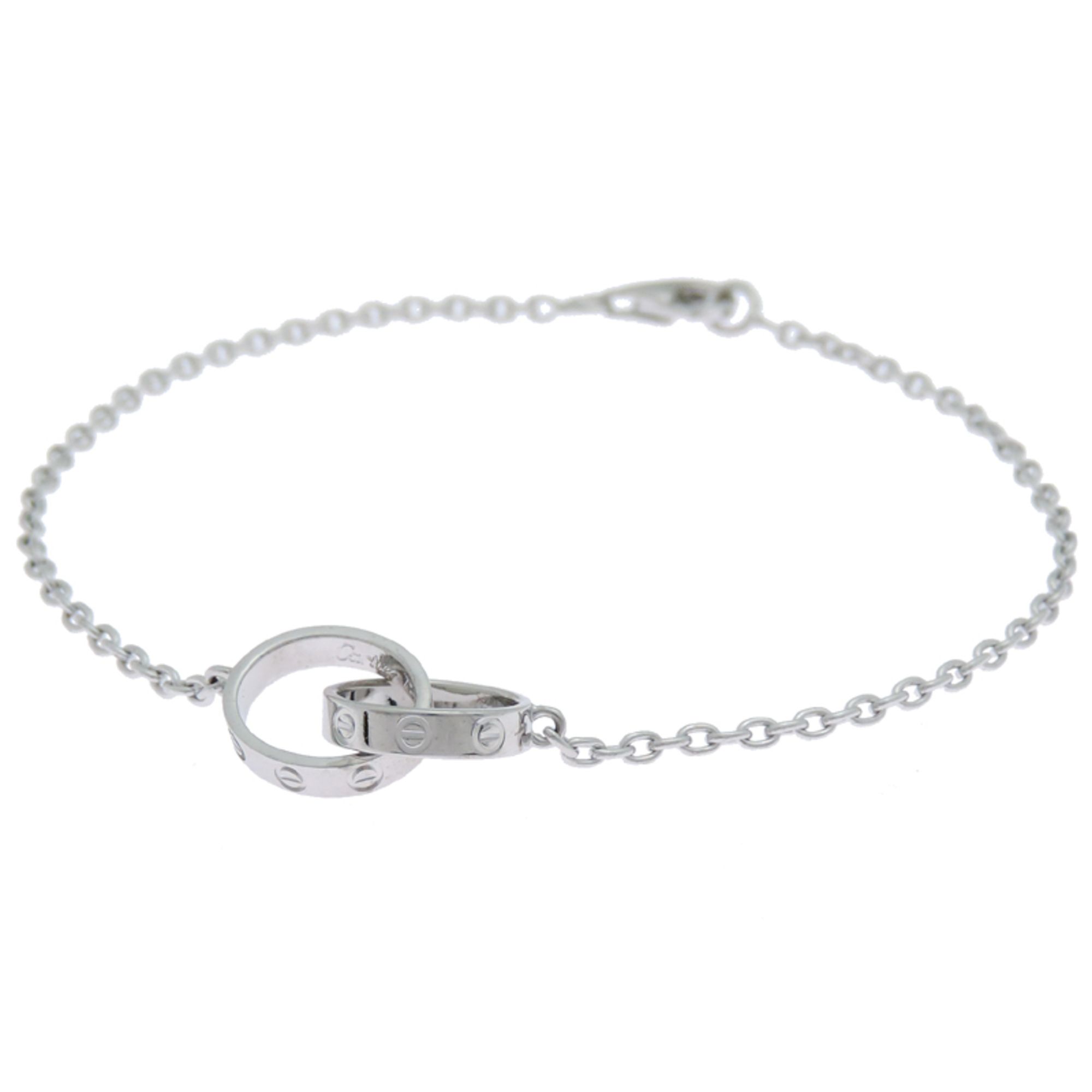 Cartier Baby Love Bracelet for Men and Women, B6027200, 750 White Gold