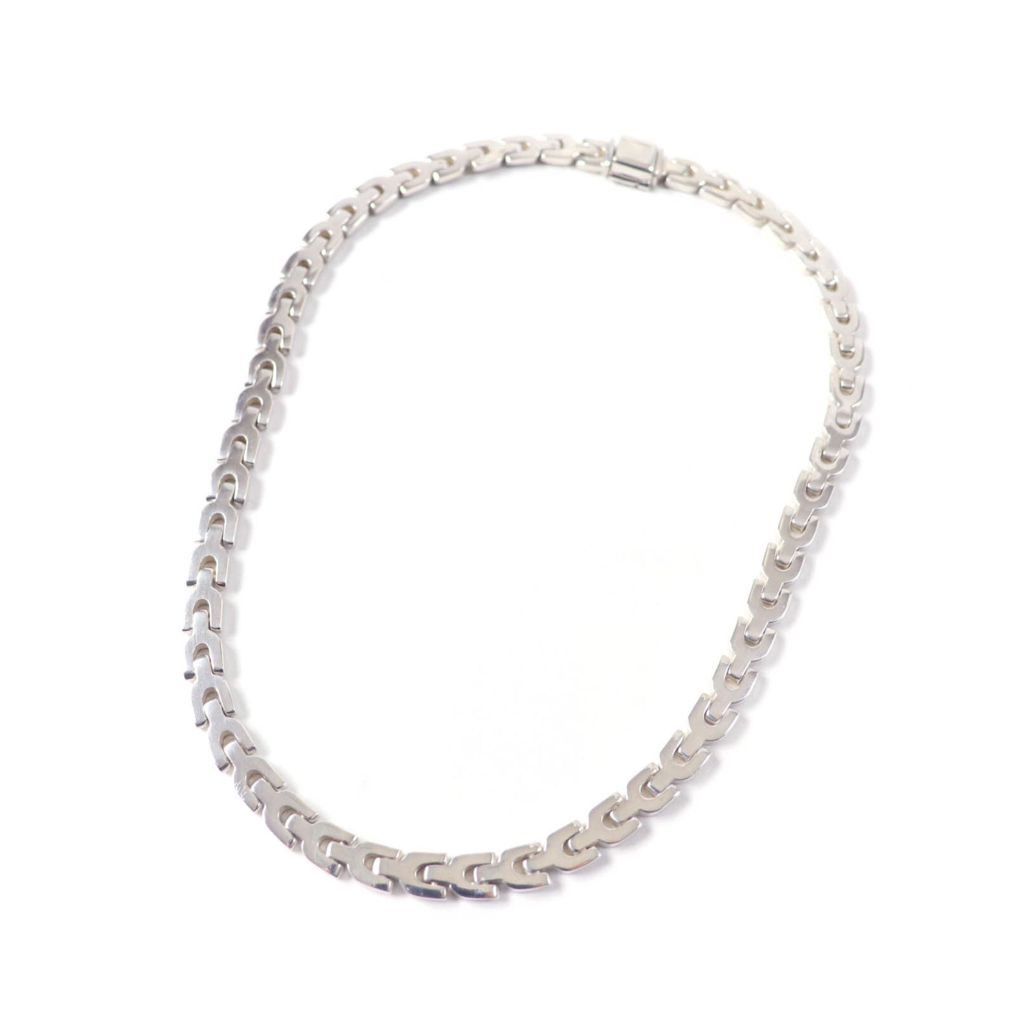 TIFFANY & Co. Vintage 1980s Rare Y-Link Necklace, 925 Sterling Silver, Weight: 64.81g, Women's