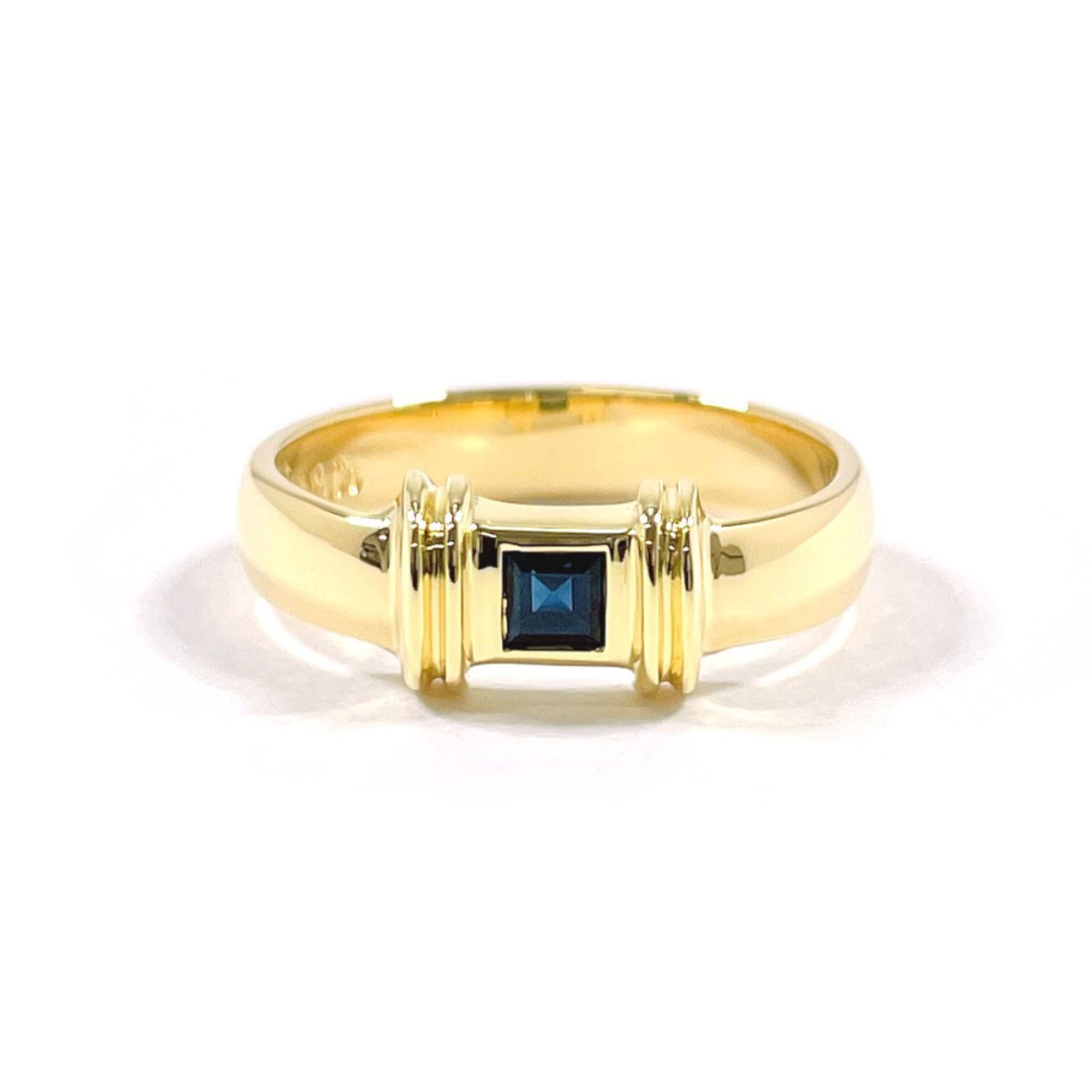 TIFFANY & Co. Tiffany Cushion Ring in 18k Yellow Gold with Sapphire, 10k Gold, for Women