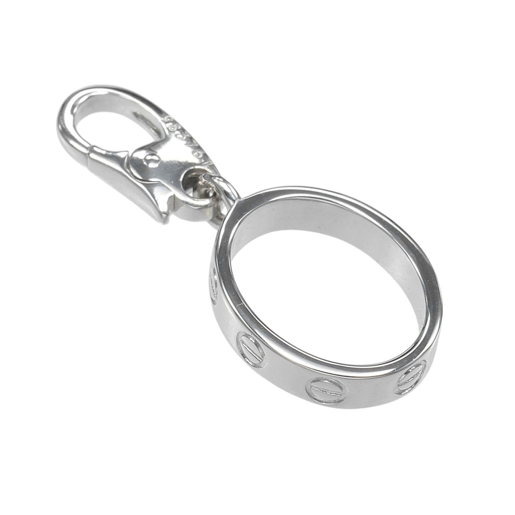 Cartier Love Baby Charm Pendant Top, 18K White Gold, Approx. 2.34g