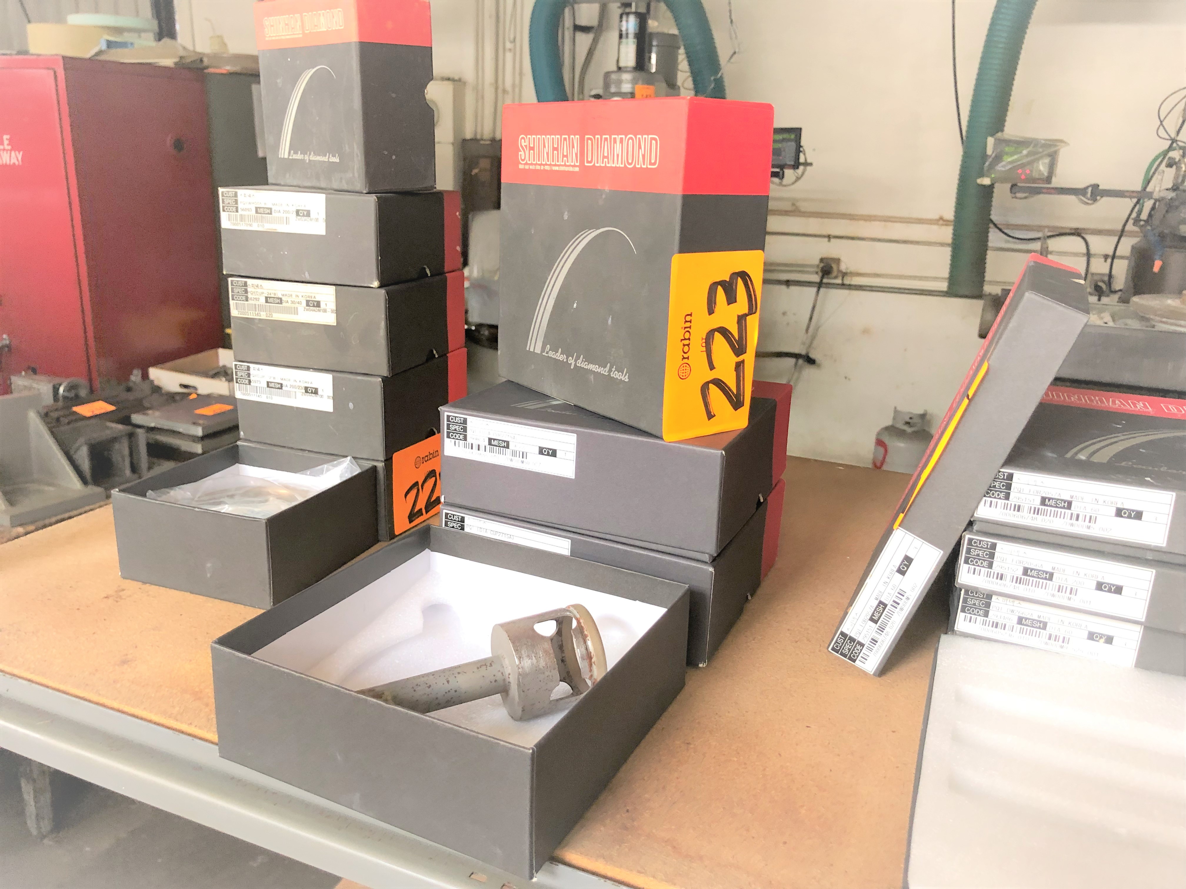 Sinhan Diamond diamond tools, cups dia. 2715A, mesh dia. 200/230, 200