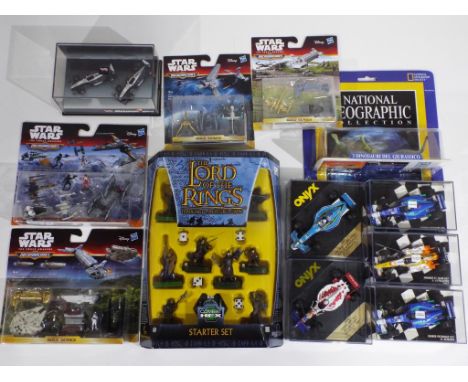 Diecast and Star Wars - a good lot to include Star Wars Micro Machines and Minichamps Racing Cars, lot comprises Micro Machin