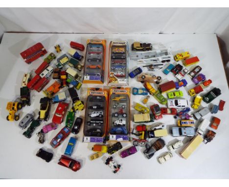 Matchbox and others - a large collection of over 60 diecast vehicles, predominantly unboxed Matchbox 1:64 scale, includes fou