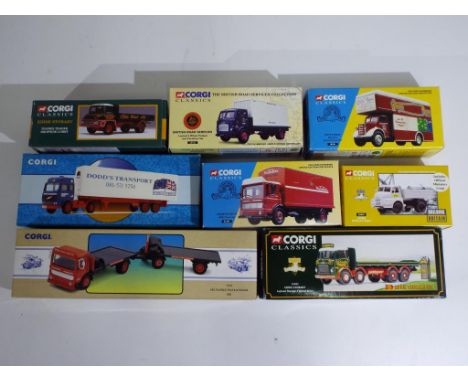 Diecast - eight Cogi 1:50 scale diecast trucks in original boxes to include #30202, #24402, #18301, #20401 and similar, items