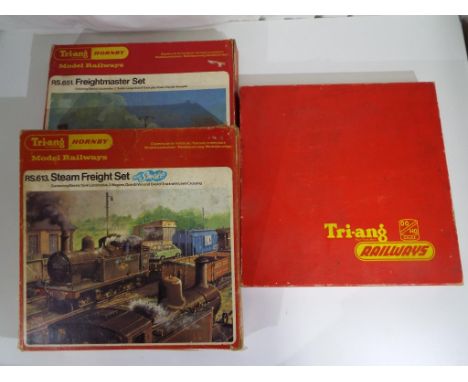 Model Railways - three OO gauge Railway Sets in original boxes comprising RS.613 Steam Freight Set, RS.651 Freight Master Set